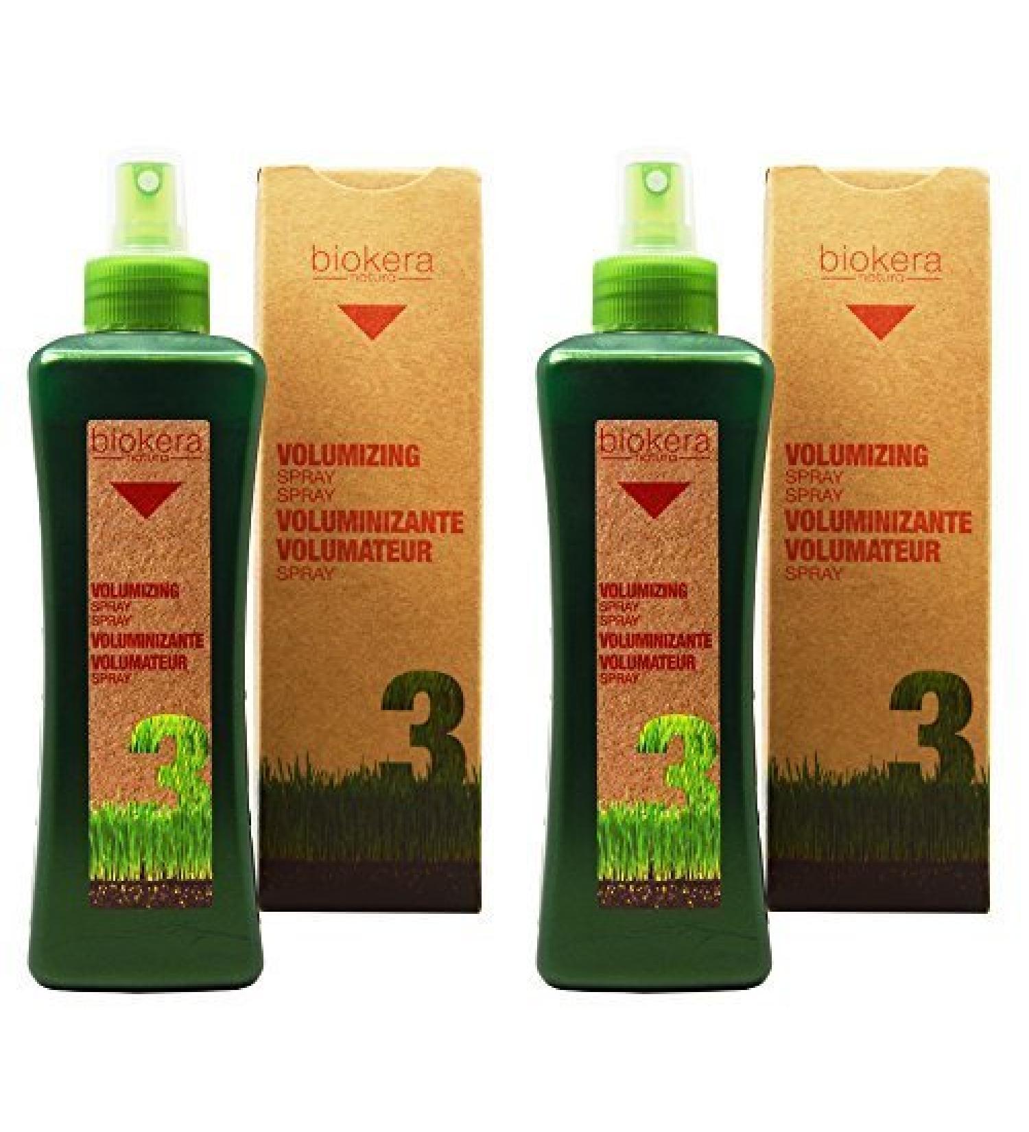 Salerm Biokera Natura Volumizing Spray 10.1oz / 300ml "Pack of 2" by Salerm