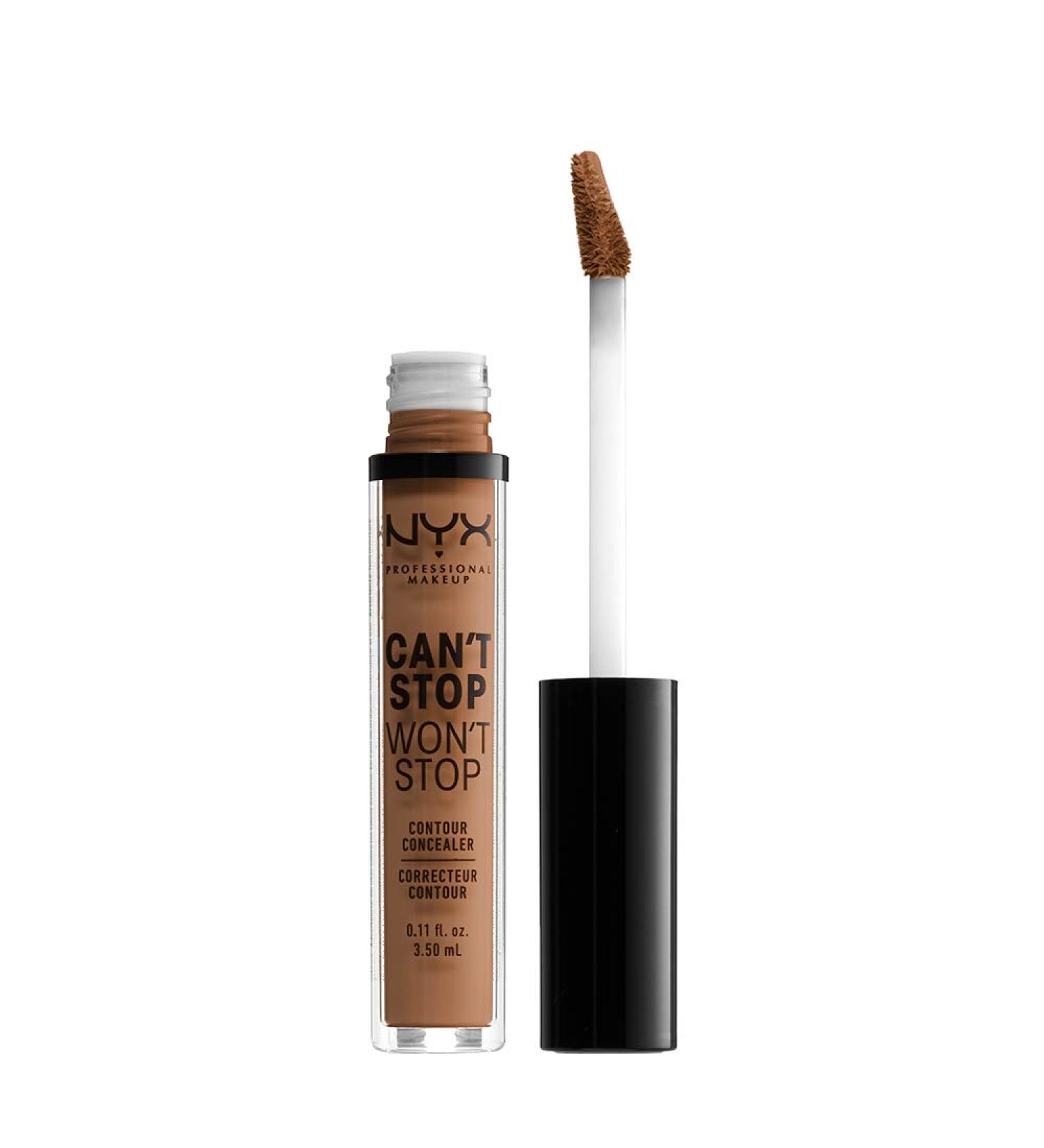 NYX Can't Stop Won't Stop Full Coverage Concealer Mahogany 0.025 oz - Buy Online on GoSupps.com