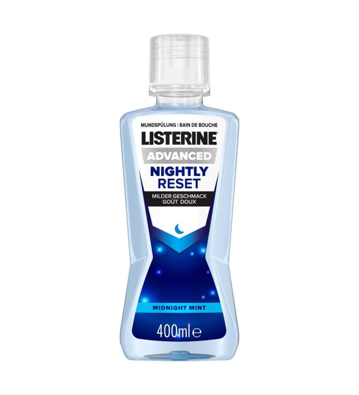 Buy Listerine Nightly Reset Solution 400ml - Fresh Breath & Oral Care | International Shipping Available - Buy Online on GoSupps.com