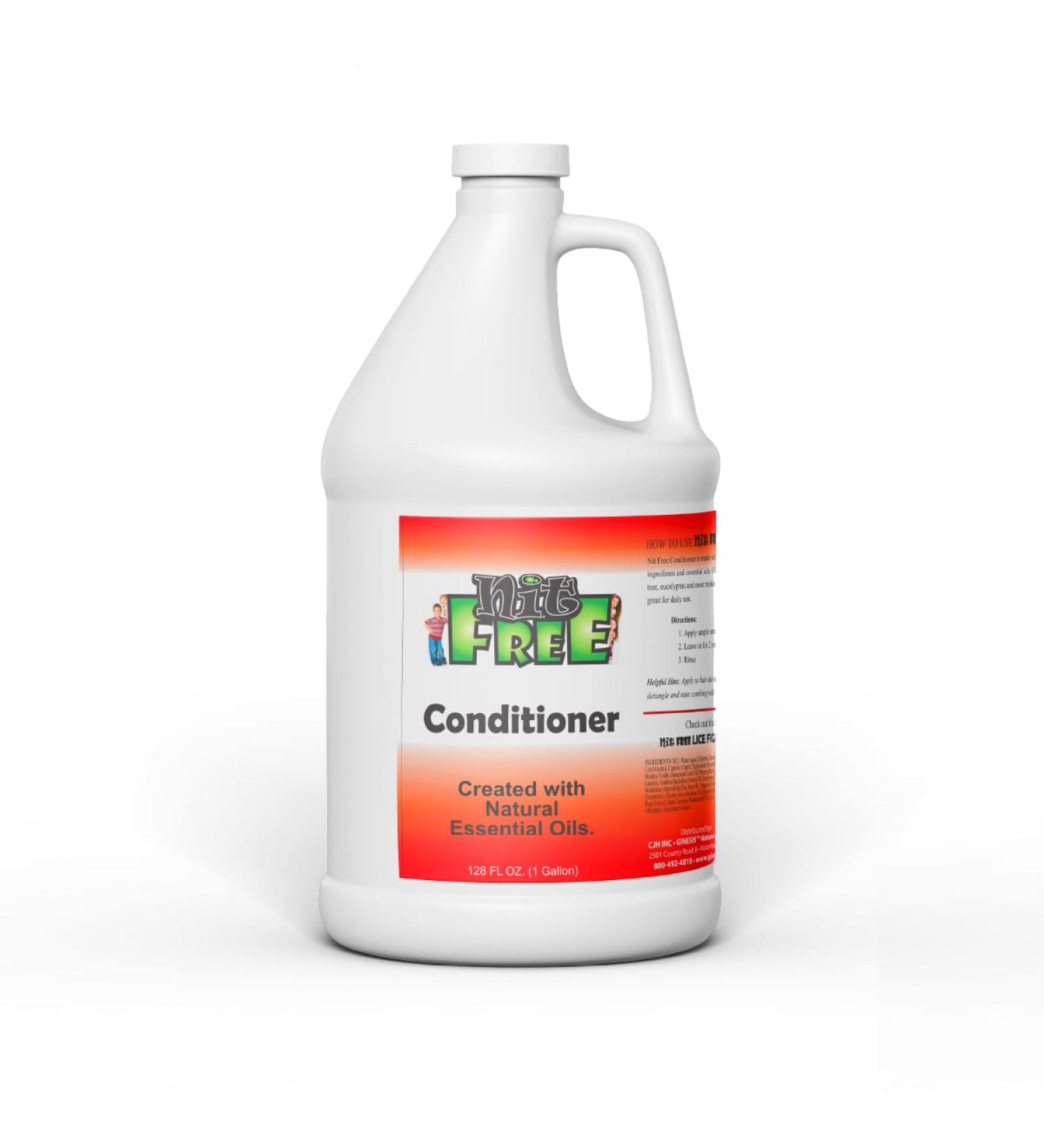 Nit Free Conditioner 128oz (1gal) - All-Natural Formula for Lice Treatment and Prevention - Buy Online on GoSupps.com