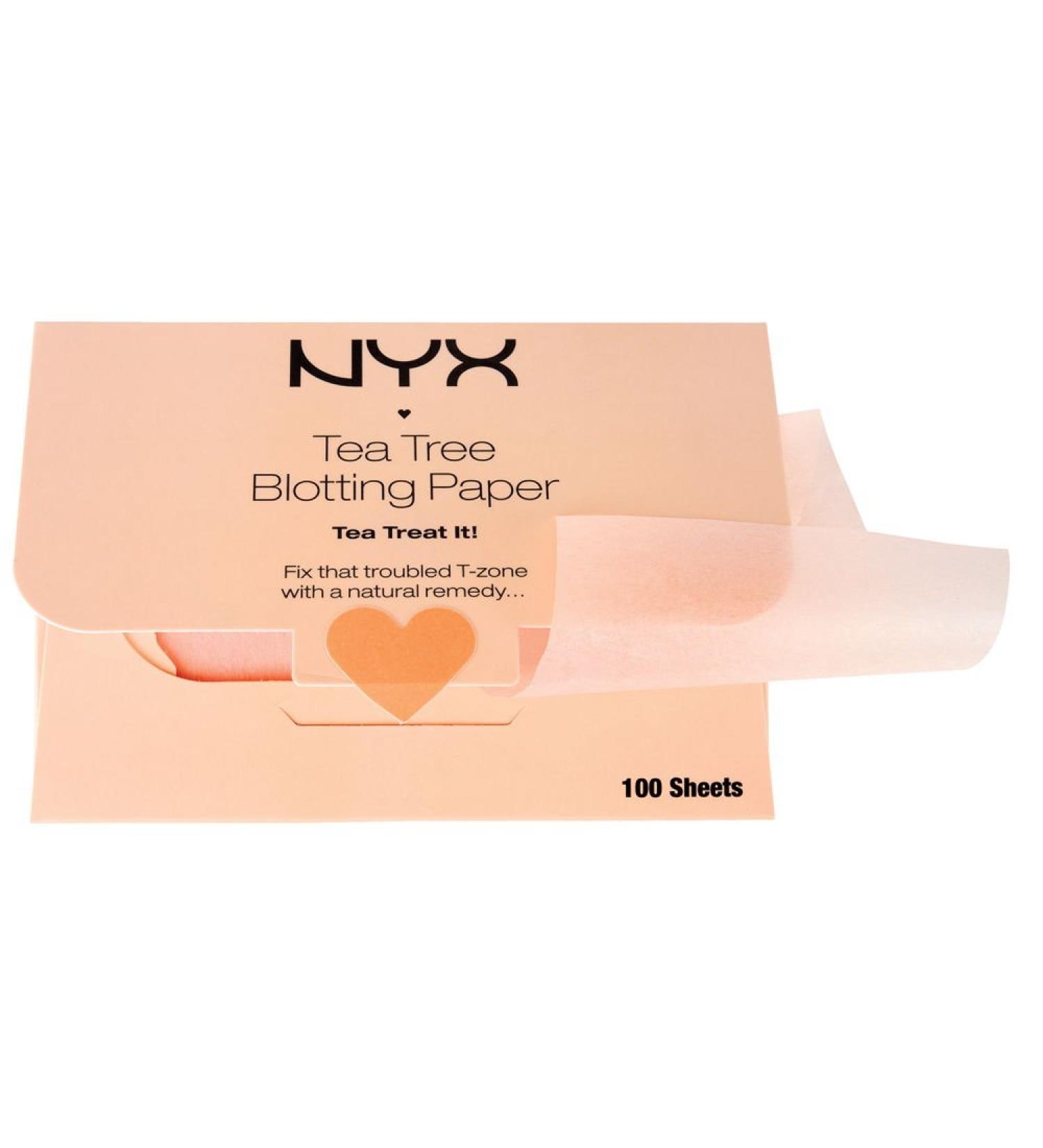 NYX Cosmetics Tea Tree Face Blotting Paper 100 Count