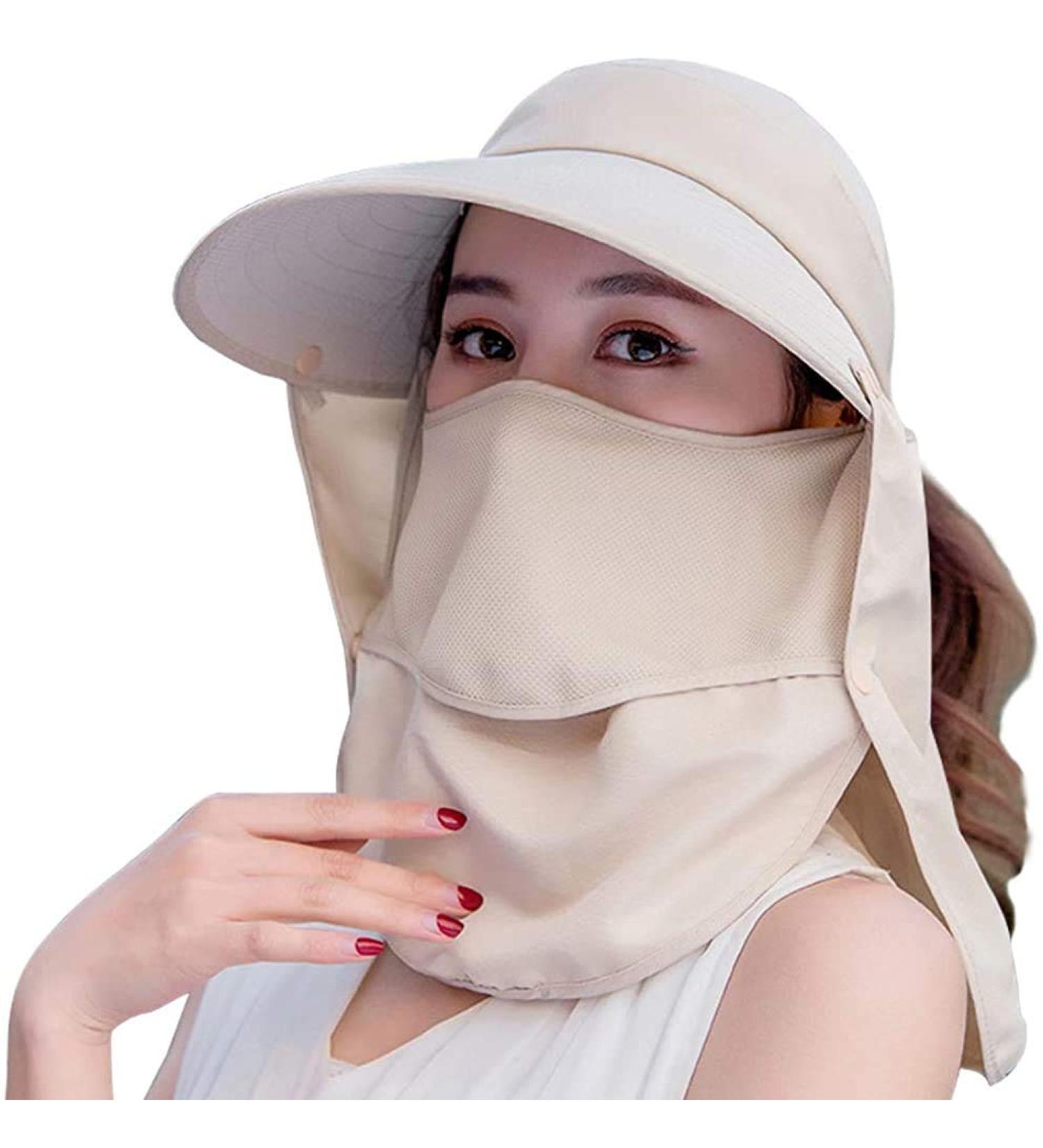DRIONO Wide Brim Sun Hat - UPF 50 Protection Bucket Fishing Cap in Khaqi - Buy Online on GoSupps.com