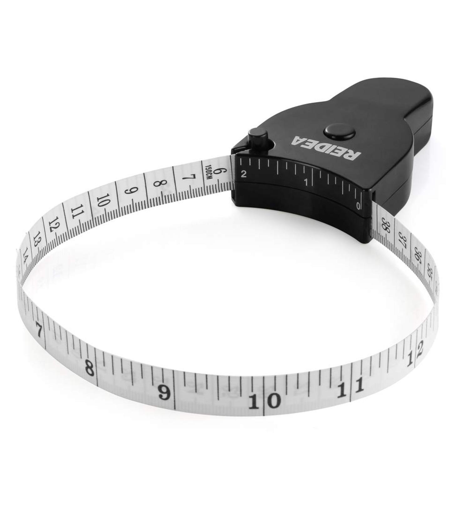 REIDEA M1 Body Measure Tape 60inch (150cm) - Lock Pin, Push-Button Retract, Ergonomic & Portable Design - Buy Online on GoSupps.com
