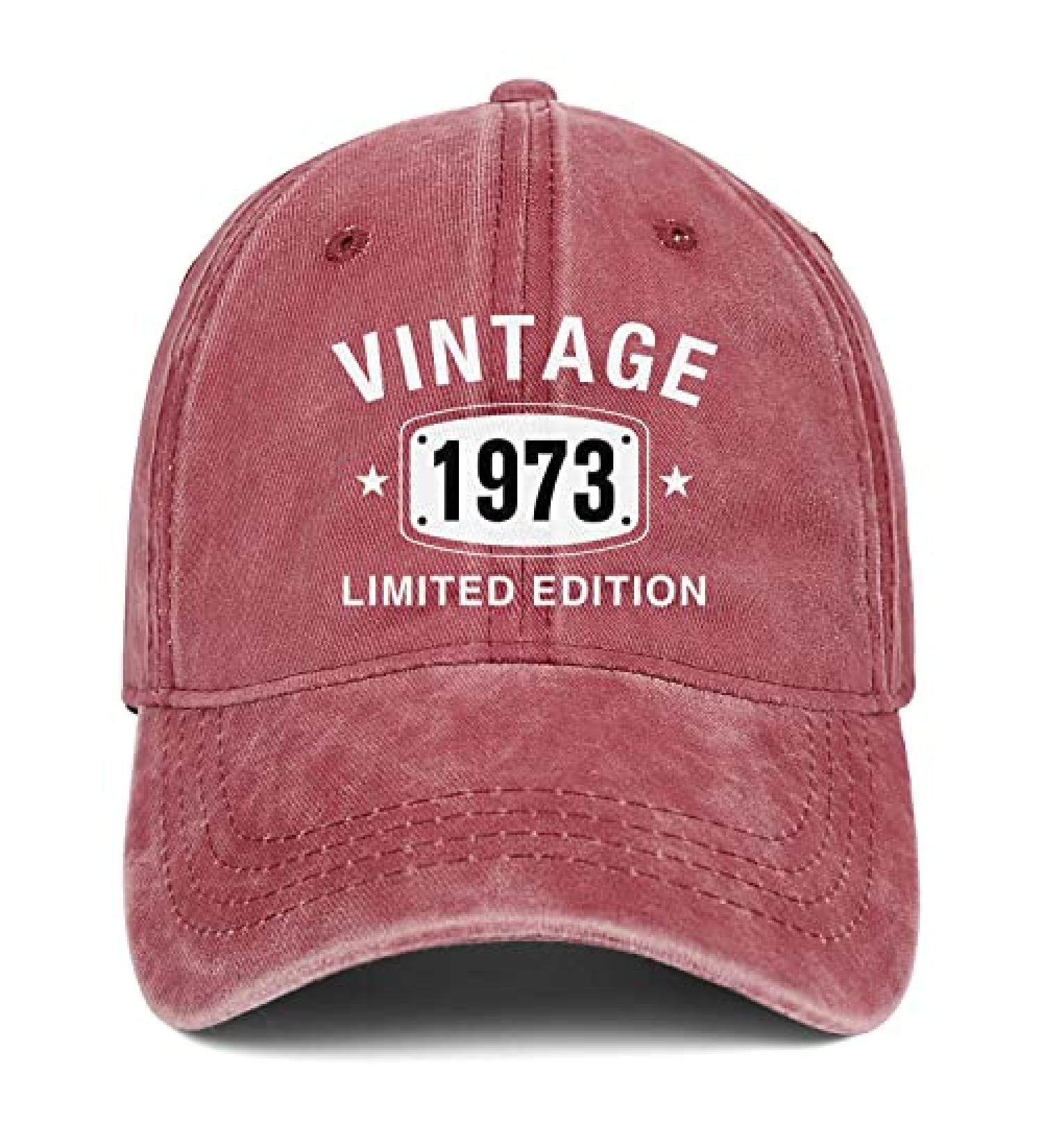 1973 Vintage 50th Birthday Baseball Cap - Limited Edition Gift for Men & Women - Buy Online on GoSupps.com