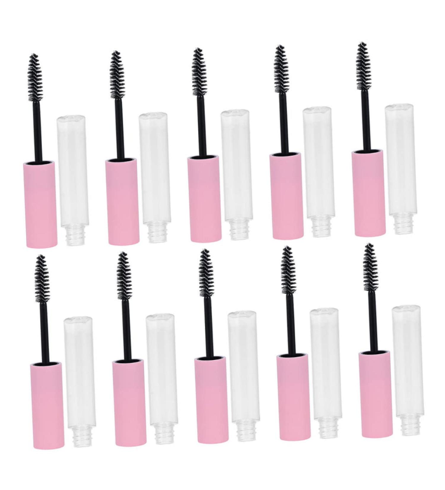 Didiseaon 15pcs Mascara Empty Tube Clear Mascara for Eyelashes Clear Eyelash Mascara Lash Wand Pink Plastic - Buy Online on GoSupps.com
