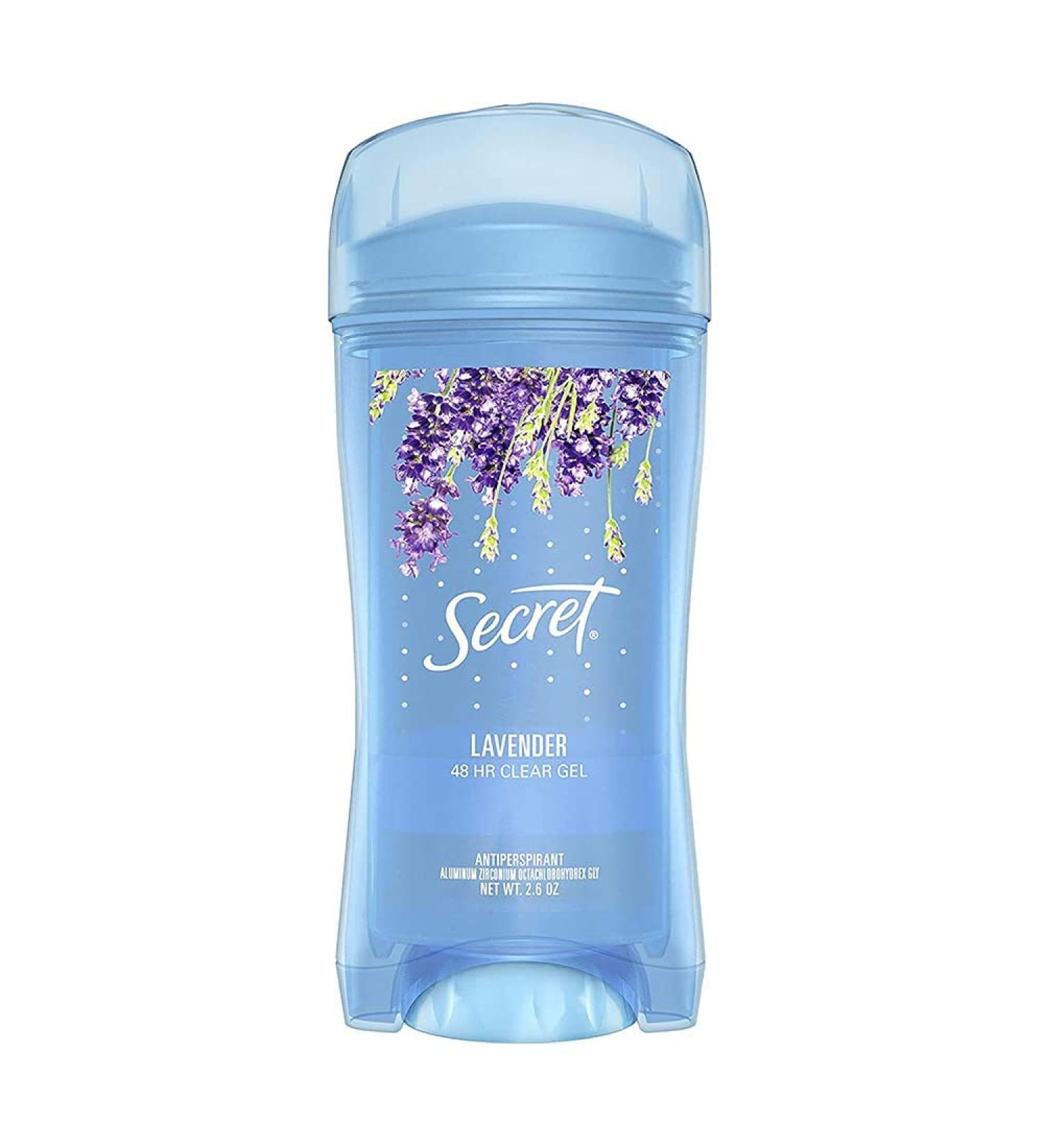 Secret Luxe Lavender Clear Gel Deodorant 2.7 oz | Anti-Perspirant - Buy Online on GoSupps.com