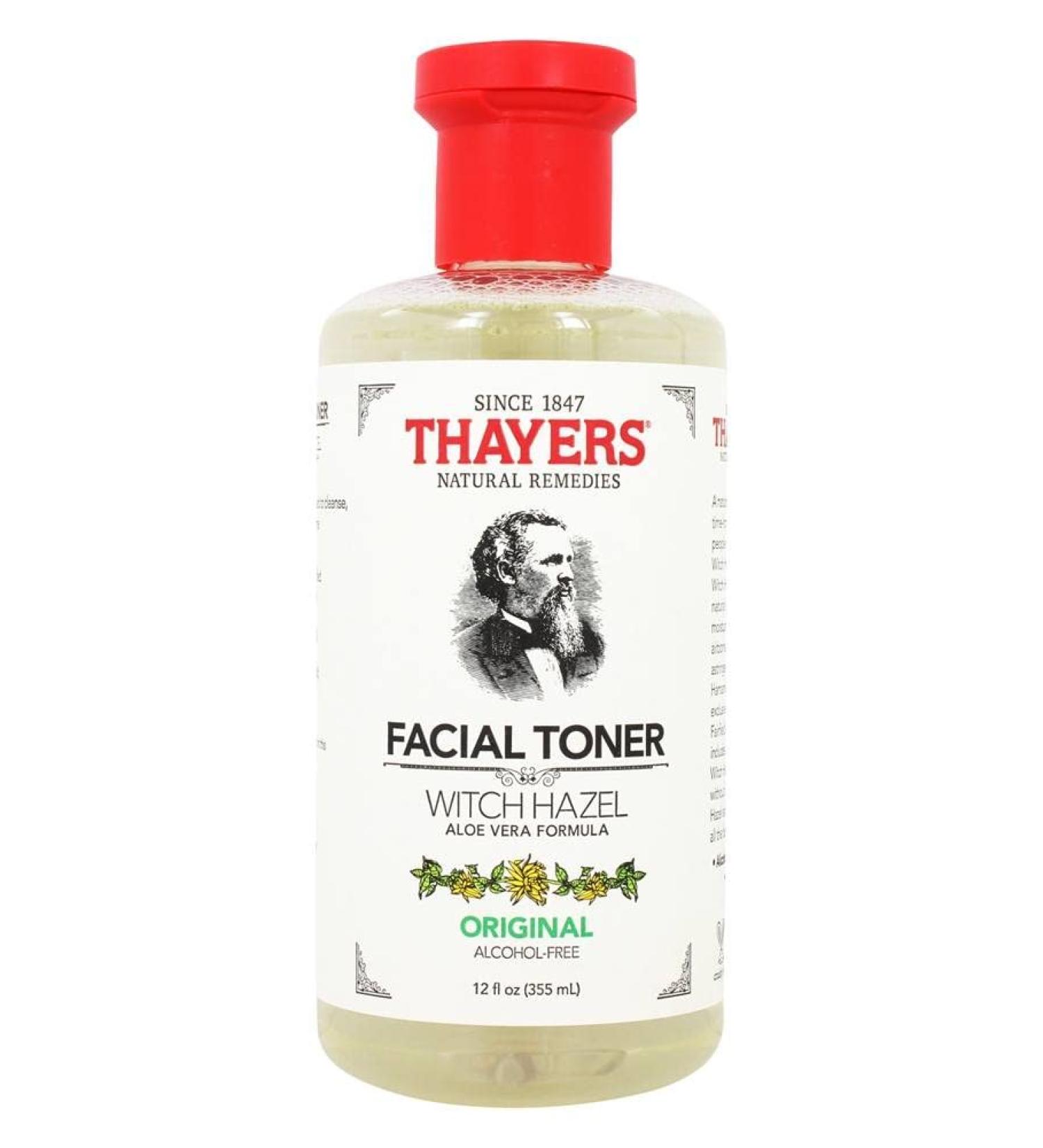 Thayer's Witch Hazel Original - Alcohol-Free 12 Fl Oz | Premium Skin Toner for All Skin Types - Buy Online on GoSupps.com