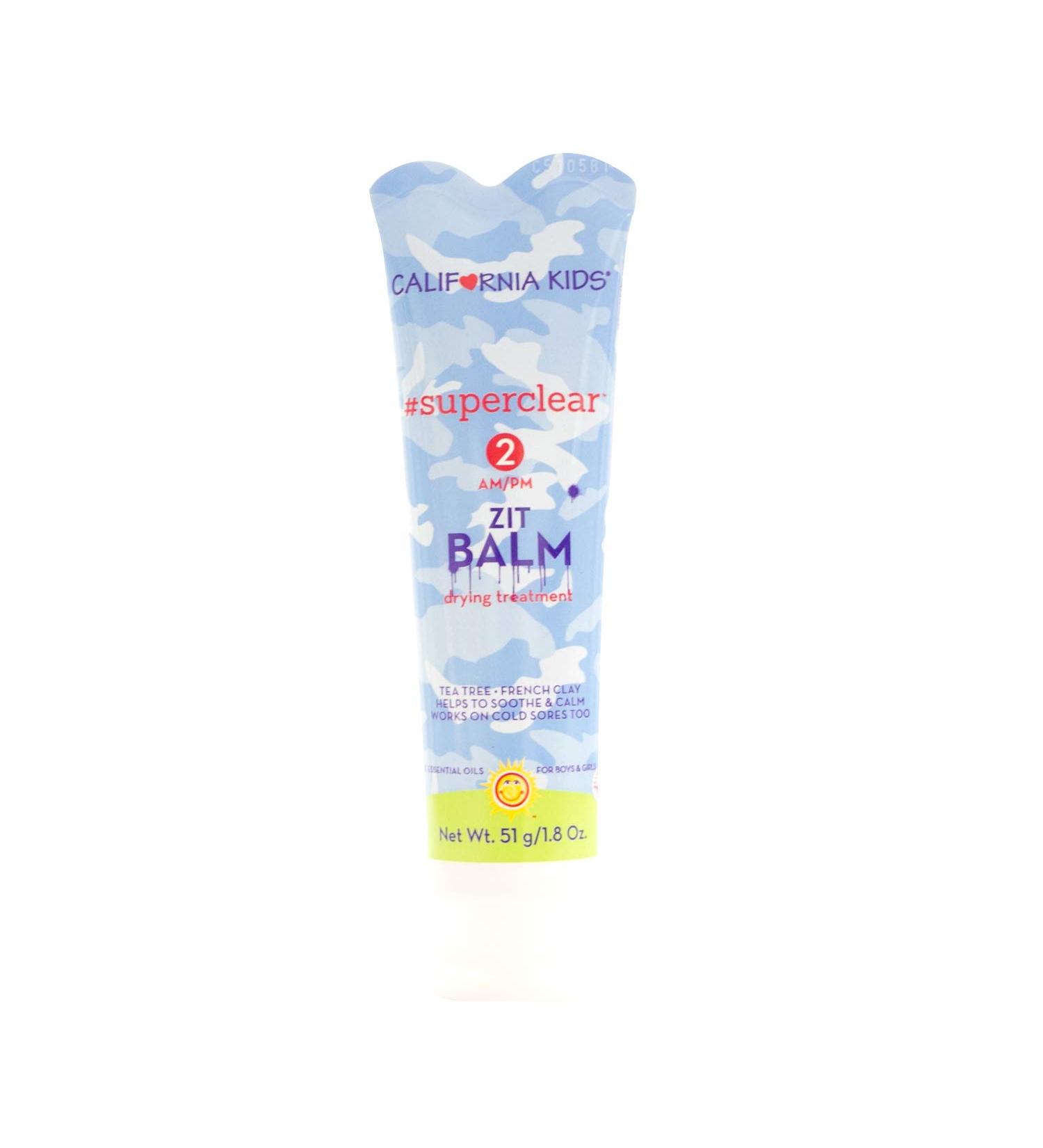 California Kids Superclear Zit Balm - 1.8 Oz | Acne Treatment for Kids - Buy Online on GoSupps.com