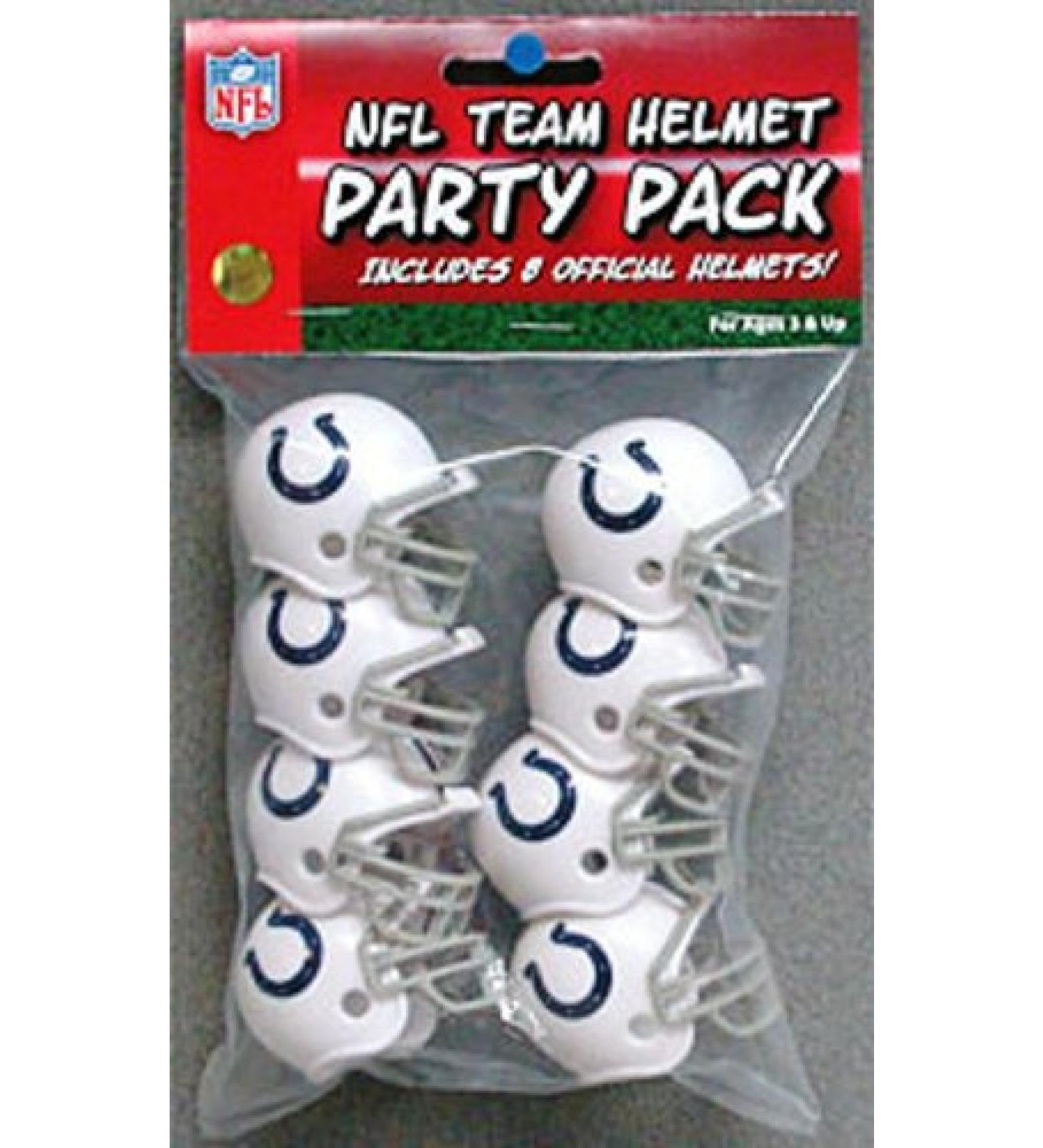 Riddell NFL Indianapolis Colts Helmet Pocket ProTeam Helmet Party Pack, Team Colors, One Size