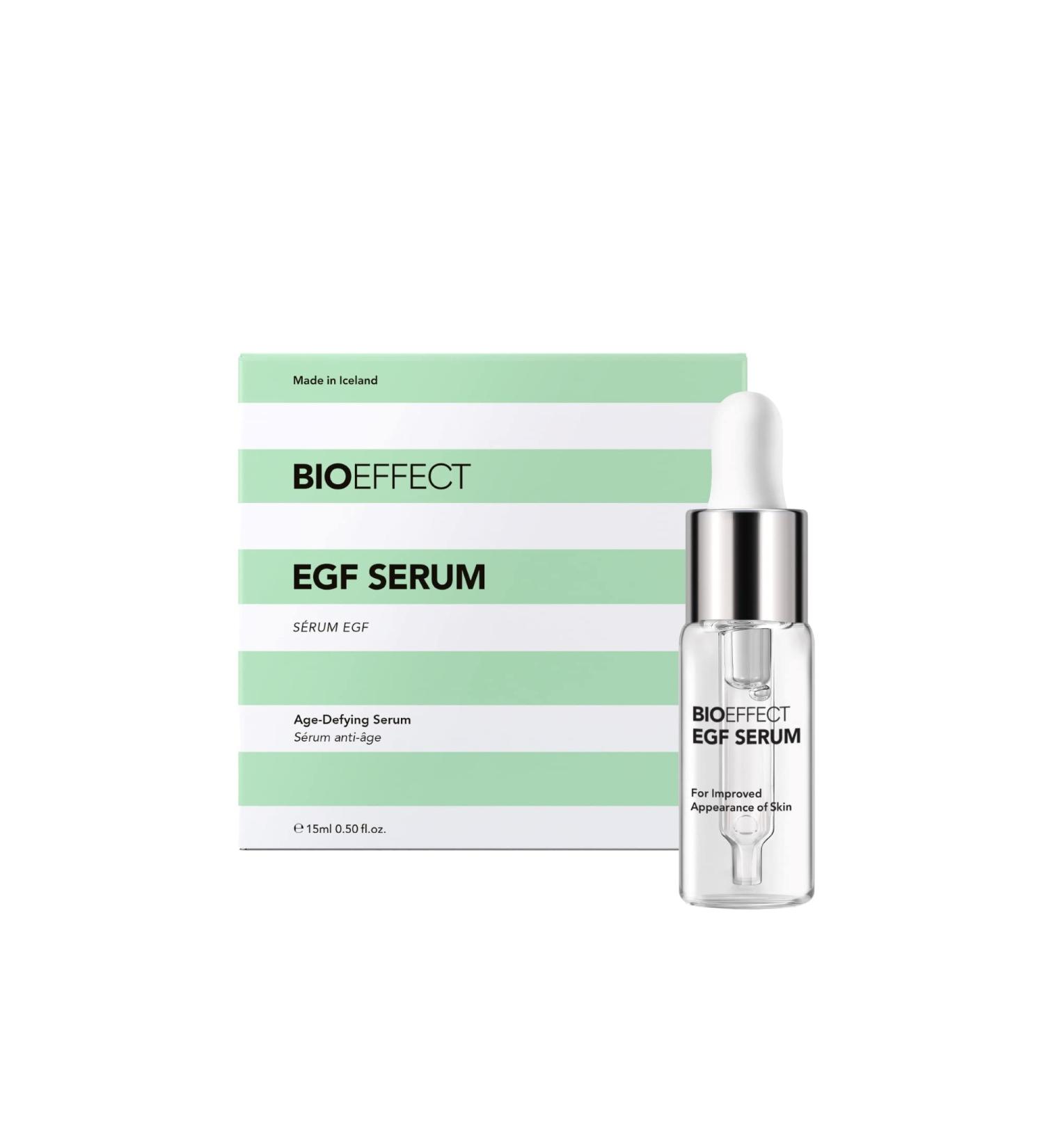 BIOEFFECT EGF Serum with Hyaluronic Acid and Barley Growth Factor - Rejuvenating Anti-Aging Facial Treatment for Wrinkles, Hydration, and Firming - Face & Neck Skincare - Oil-Free - Buy Online on GoSupps.com
