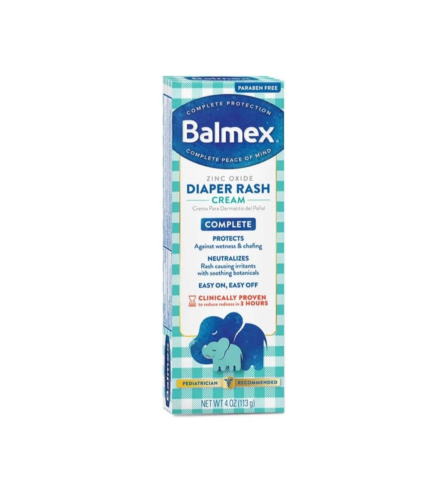 Balmex Diaper Rash Ointment 4 oz - Soothing Relief for Baby's Skin | Fast International Shipping - Buy Online on GoSupps.com