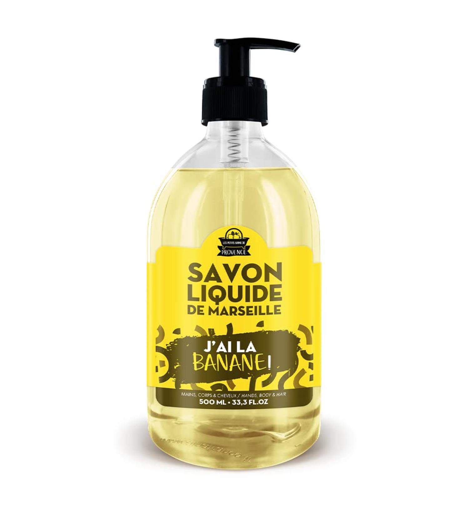 LES PETITS BAINS DE Provence 500ml Liquid Soap I've Got the Banana Limited Edition - Les Petits Bains de Provence - funny and playful - Melon scent - a play on words!