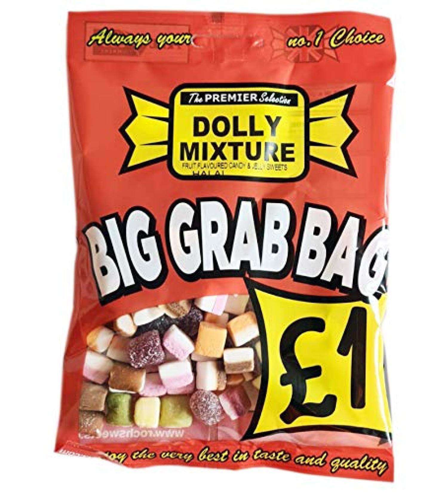 1200g Dolly Mixtures Sweets 10 x 120g Grab Bags HALAL