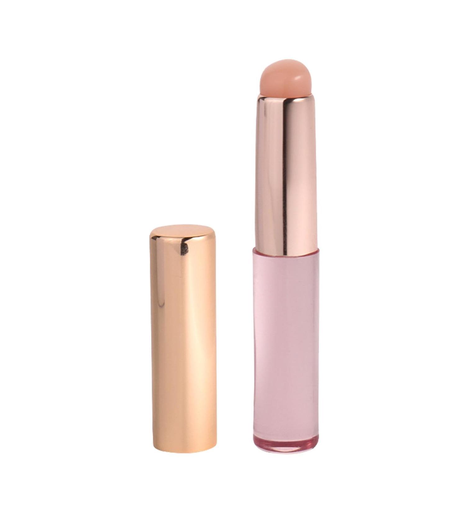 Silicone Lip Applicator - Lip Scrub Brush - Multifunctional Blending Brush - Silicone Lip Brush | Soft Silicone Angled Round Head Lip Brushes | Reusable Lip Brush Applicator For Lipstick Lip Balm Pink - Buy Online on GoSupps.com