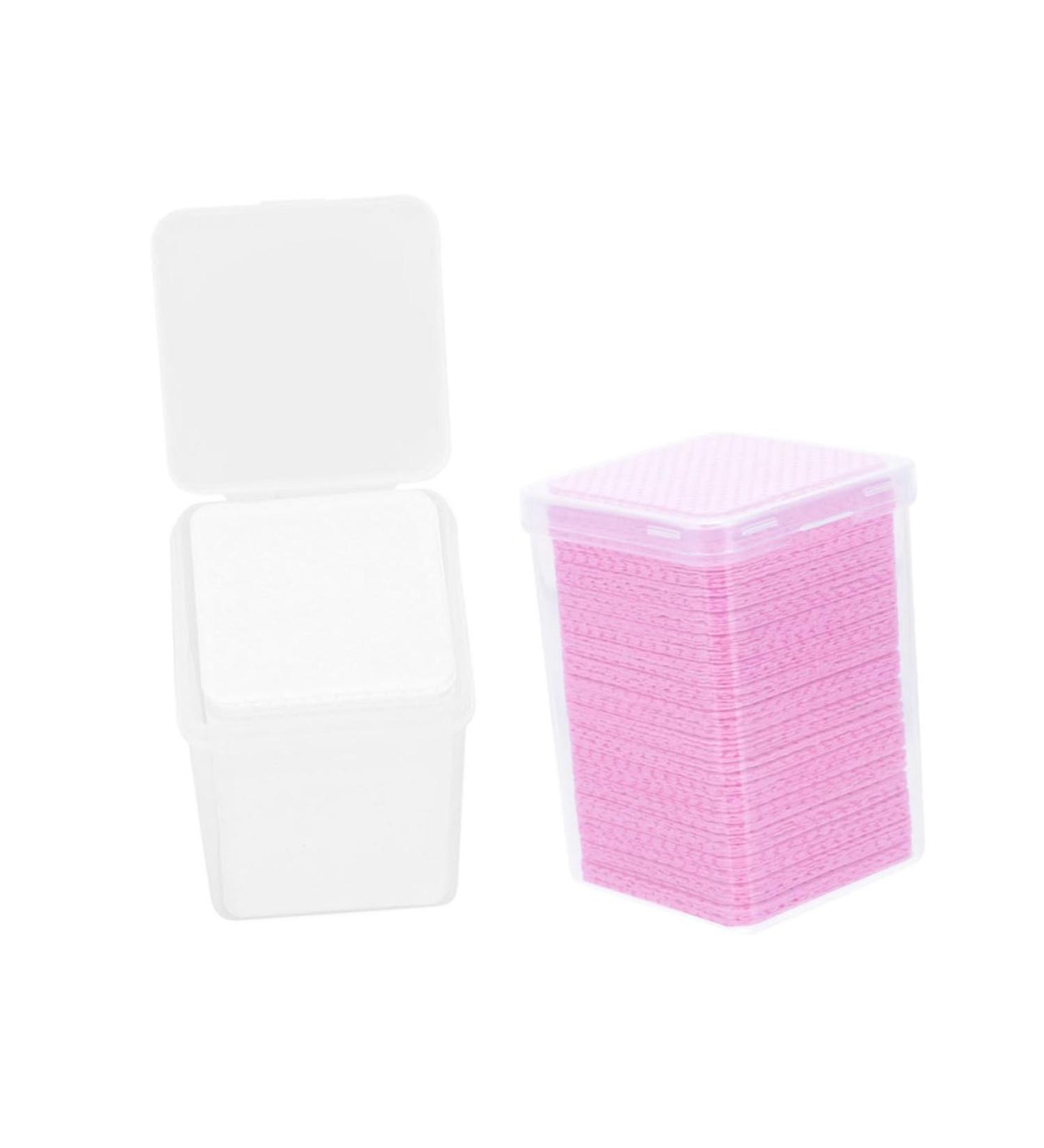 NOLITOY 200pcs Eyelash Cleaning Pads - Professional Makeup Remover Cotton Pads for Nail Gel & Glue - Squeegee Major White - Buy Online on GoSupps.com