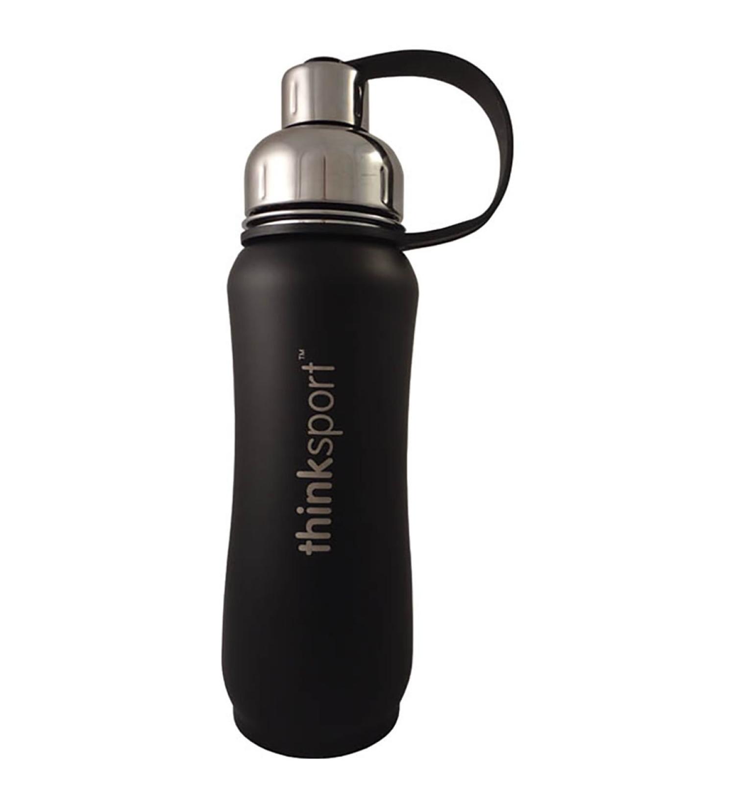 Thinksport BPA-free Double Wall Vacuum Insulated Stainless Steel Sports Bottle Silver 17oz