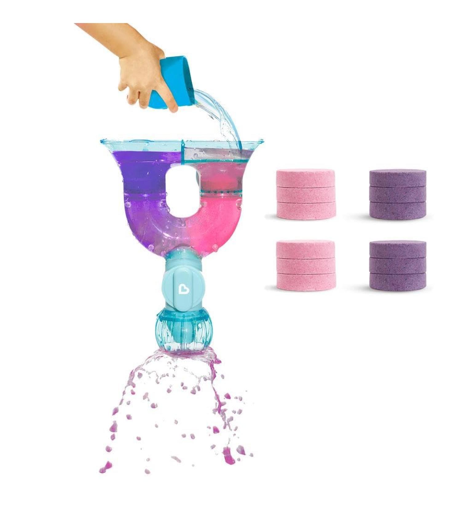 Munchkin Colourmix Lab Stem Bathing Toy for Toddlers - 12 Colorful Bath Tablets & Learning Fun - Buy Online on GoSupps.com