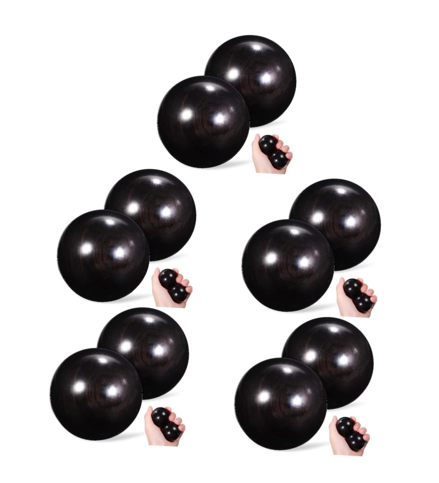 Lurrose 10 STK Massage Devices - Chinese Hand Massage Balls for Exercises & Therapy | Small Hand Rolling Balls | 5-Piece Set - Buy Online on GoSupps.com