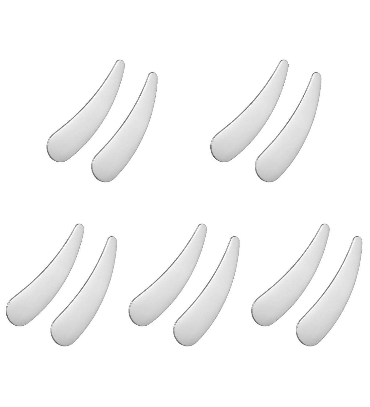 FOMIYES 10 Pcs Cosmetic Spatula Makeup Scoop Spatula Beauty Spatula Makeup Spatula Foundation Spatula Facial Spatula Esthetician Supplies Cosmetics Spatula Lotion Spatula Face Cream Scoop 1 g (Pack of 1) As Shownx5pcs - Buy Online on GoSupps.com