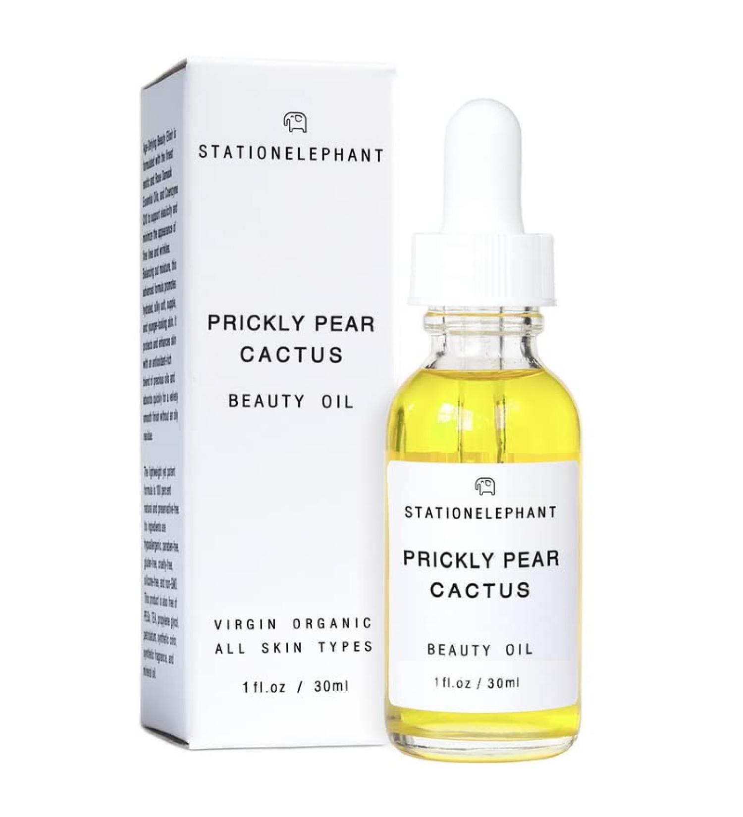 ORGANIC PRICKLY PEAR CACTUS VEGAN BEAUTY OIL | Virgin Opuntia Ficus Cactus Serum Oil | All Natural Moisturizer | Barbary Fig Antiaging Face Serum | Made in USA | Gift for Her