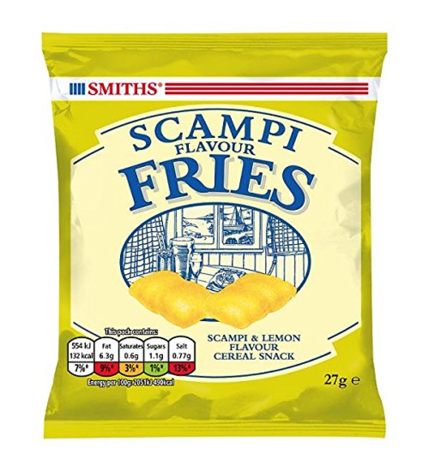 Smiths Smiths Scampi Fries Flavour 27 g (paquet de 24 x 27 g)