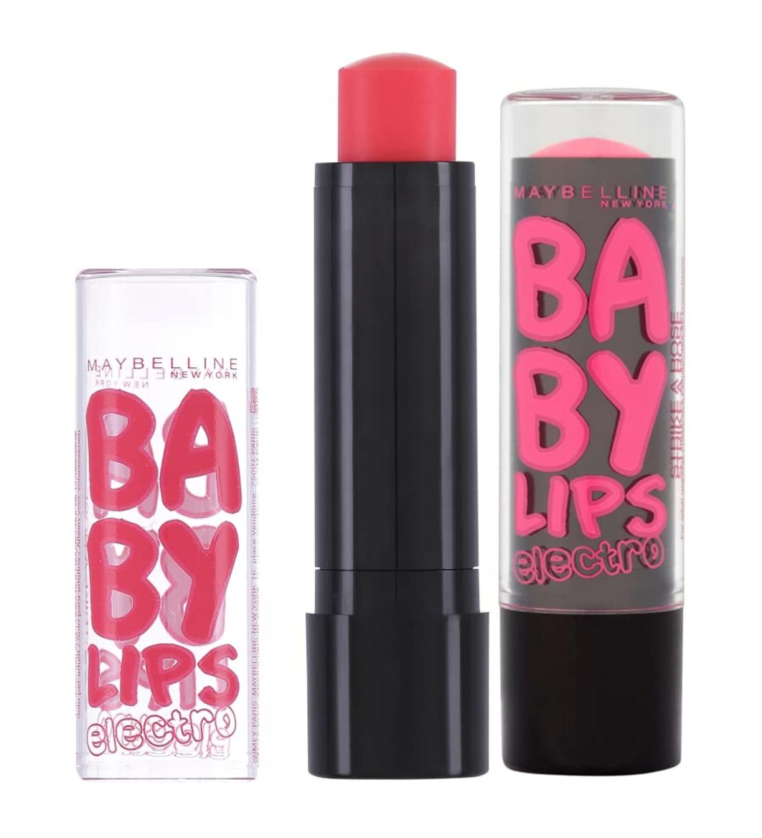 Maybelline Baby Lips Electro Lip Balm - Strike A Rose