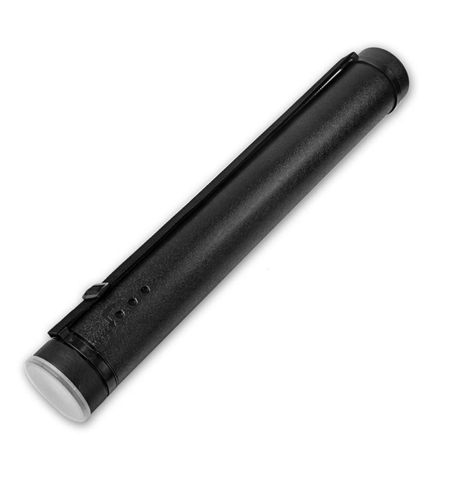 Dewel Plastic Document Tube 24.5-40 Inches Adjustable with Carrying Strap - Black, Waterproof, Telescoping Carrying Case - Buy Online on GoSupps.com