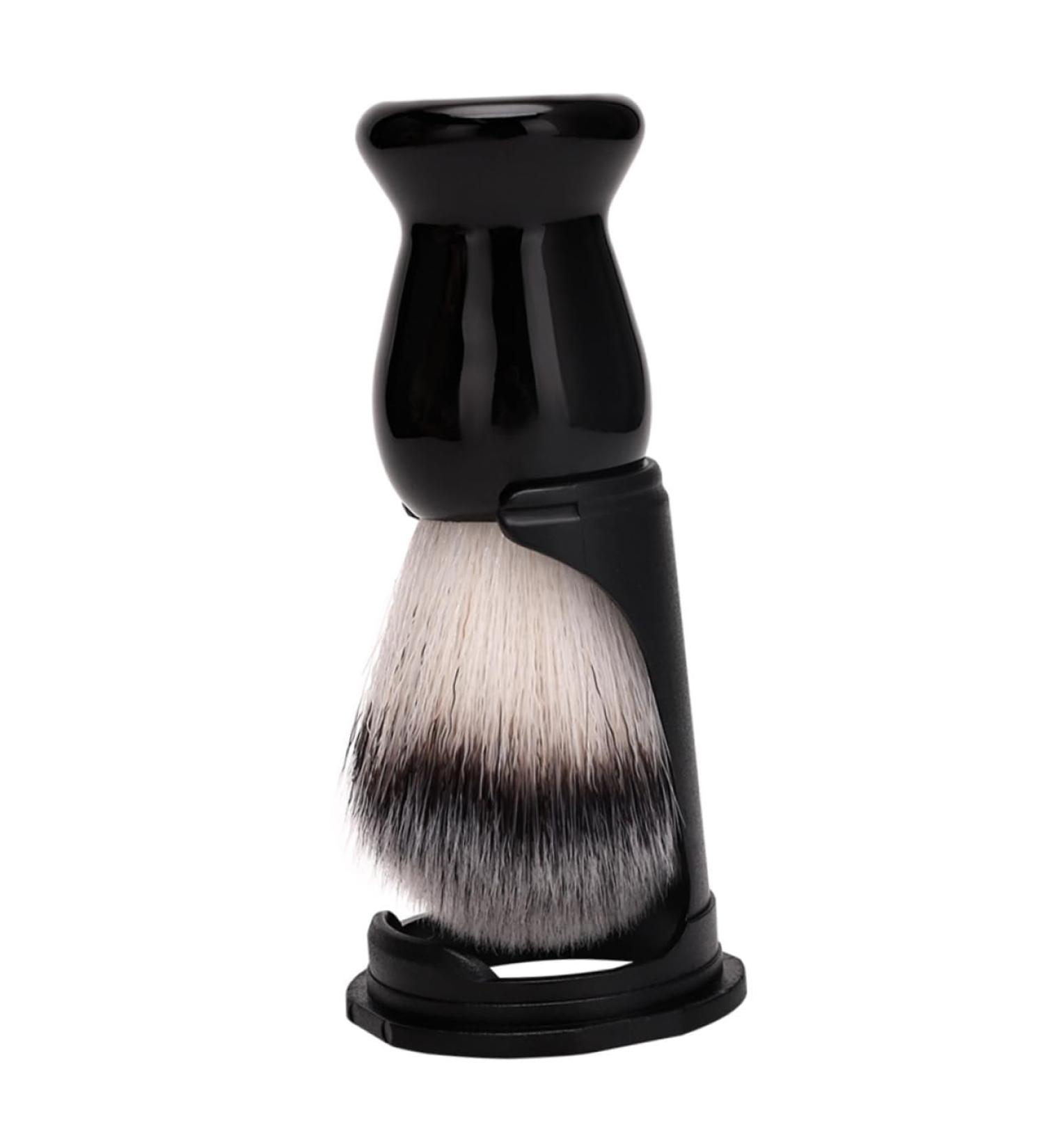 Didiseaon Beard Brush Set - Wooden Handle Shaving Brush & Stand for Men | International Shipping Available - Buy Online on GoSupps.com