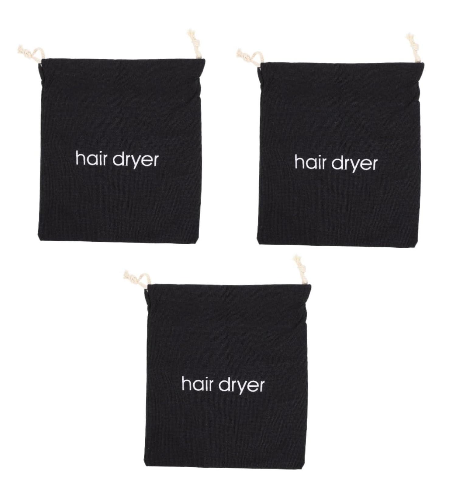 HAPINARY 3pcs Hair Dryer Storage Bag Hairdryer Organizer Accesories Hair Dryer Pouch Hair Bags Handbag Fabric - Buy Online on GoSupps.com