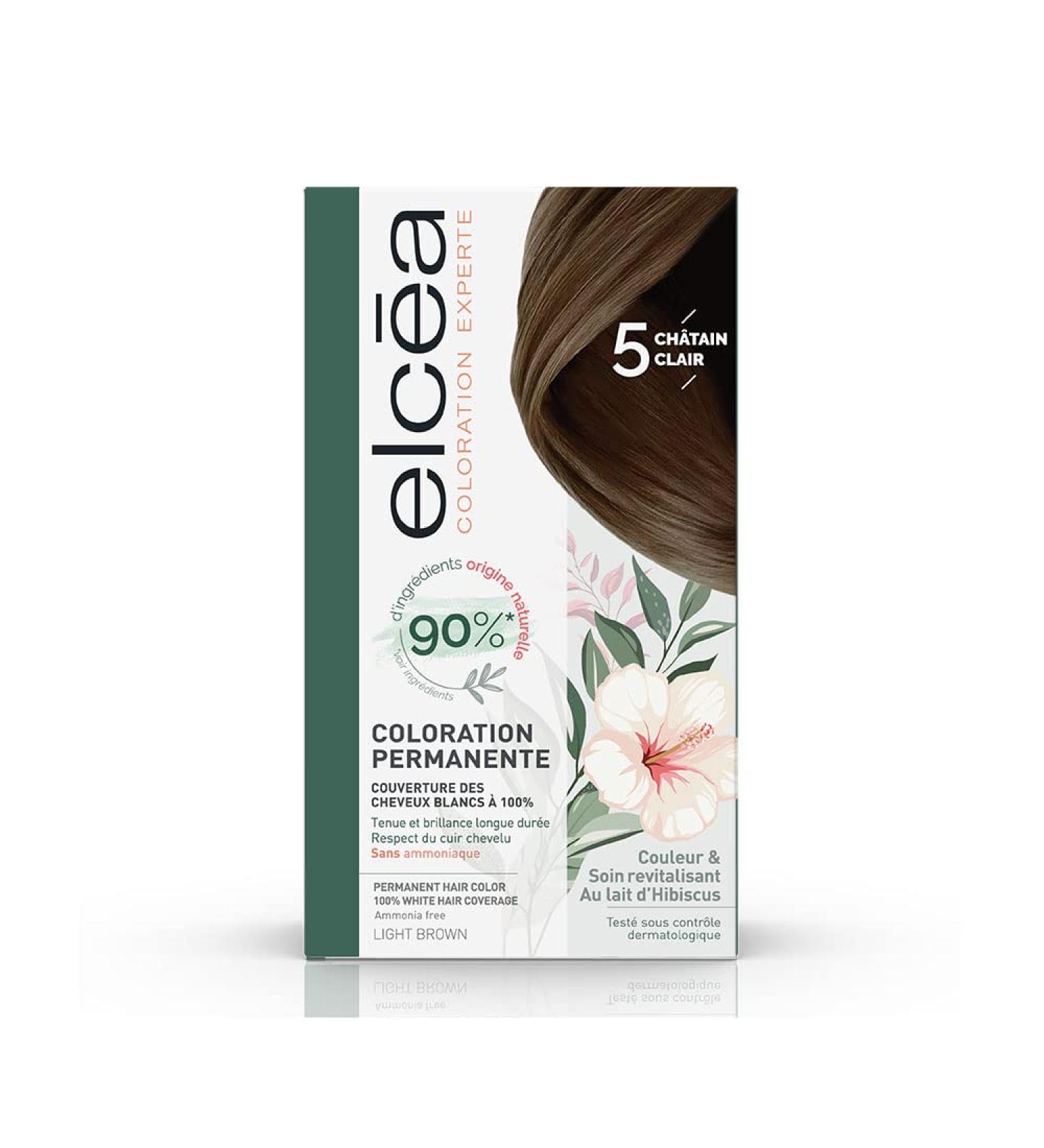 Permanent coloring Color and revitalizing care with hibiscus milk 140ml Elcea