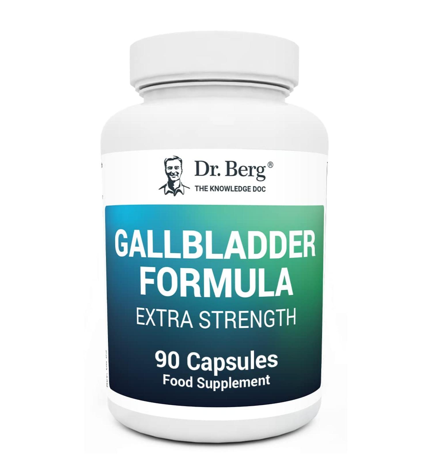 Dr. Berg's Gallbladder Formula Extra Strength - Digestive Comfort & Nutrient Absorption - 90 Capsules - Buy Online on GoSupps.com