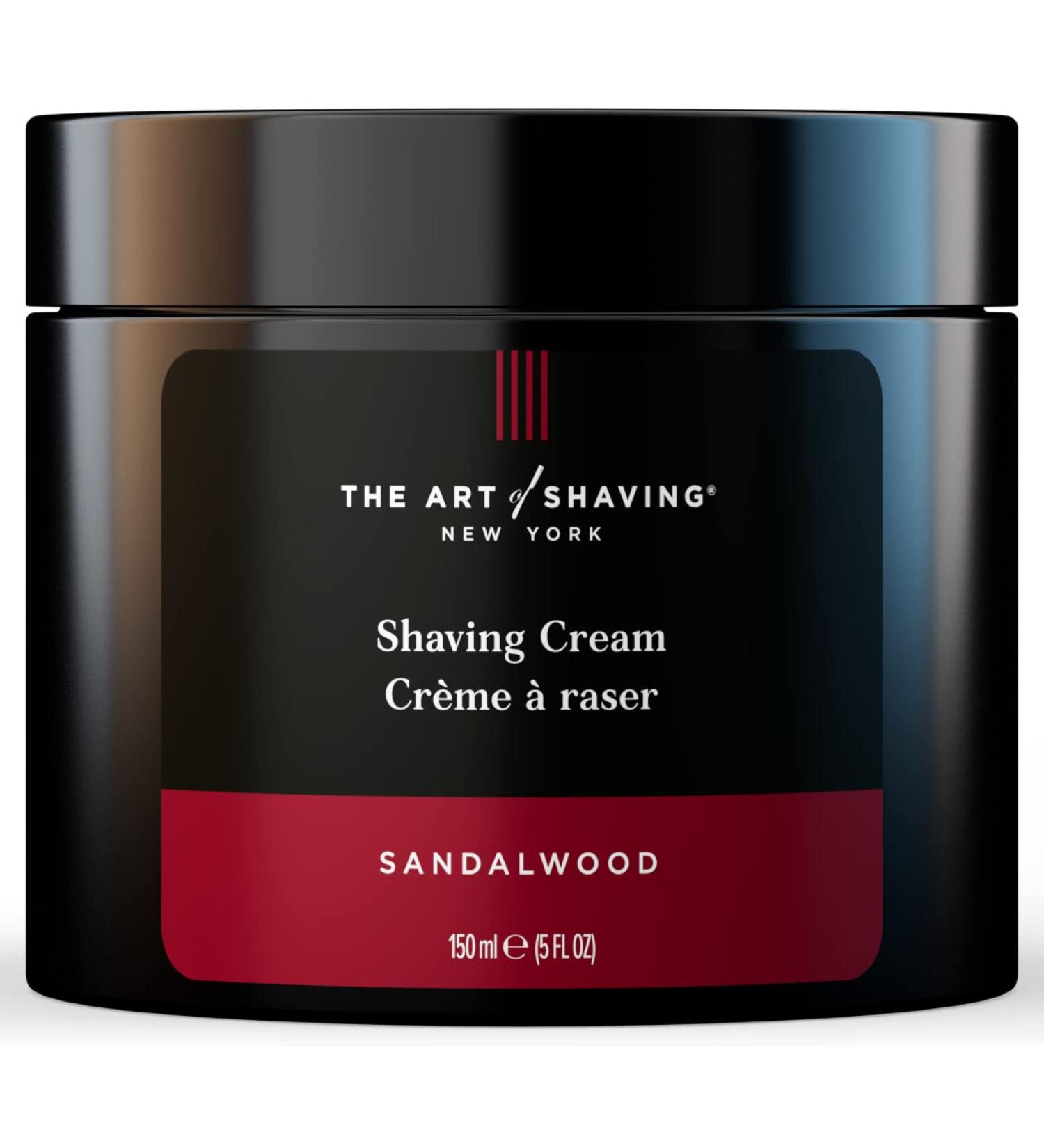 The Art of Shaving Sandalwood Shaving Cream for Men | Protects Against Irritation and Razor Burn | Clinically Tested for Sensitive Skin | 5 oz - Perfect Gift - Buy Online on GoSupps.com