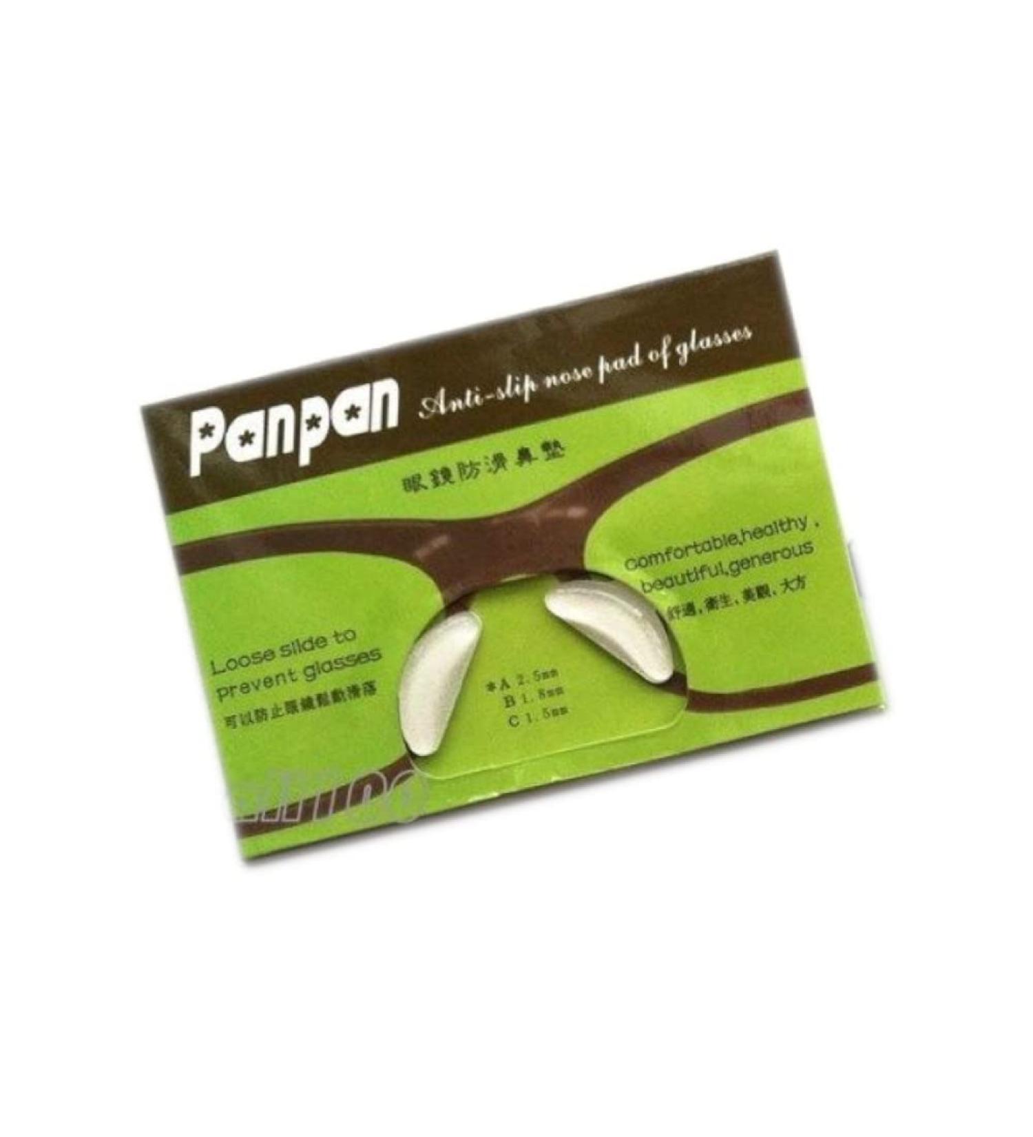 Silicone Anti-Slip Nose Pads for Eyeglasses & Sunglasses - 5 Pairs 1.8mm White - International Shipping - Buy Online on GoSupps.com