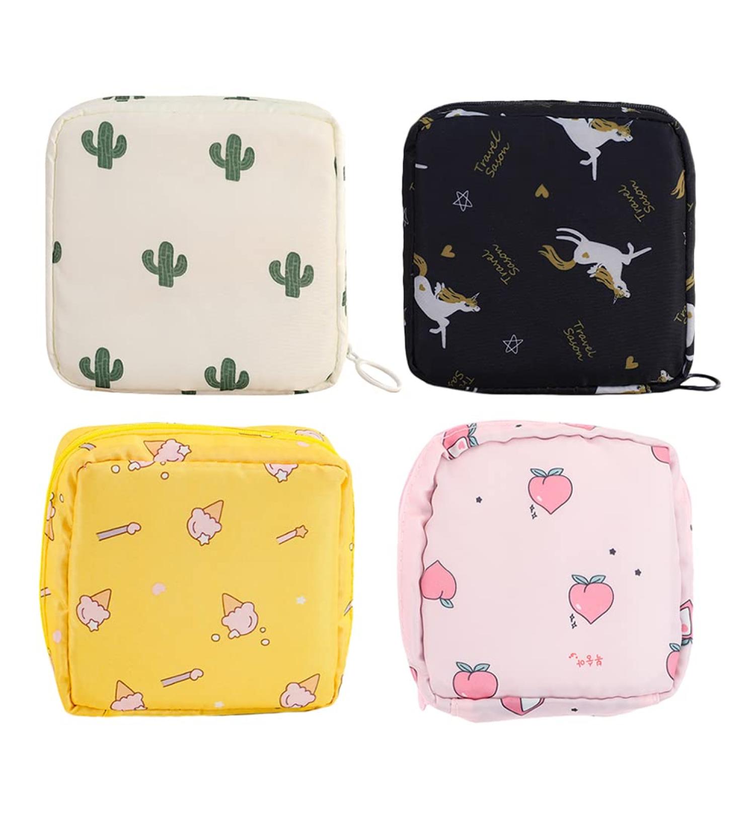 Minkissy 4-Piece Women s Menstruation & Storage Bag Set | Portable Oxford Fabric Cases for Tennis & Daily Use - Buy Online on GoSupps.com