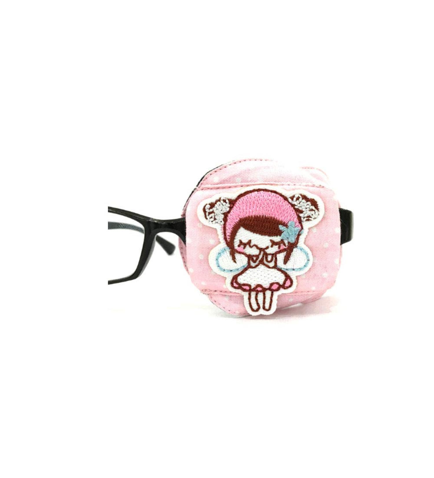 Single Lovely Cartoon Eye Patch Glasses Cover Lazy Training Amblyopia Strabismus Corrected Eye Patches for Children's - (Little Girl Pattern) Left Eye - Buy Online on GoSupps.com