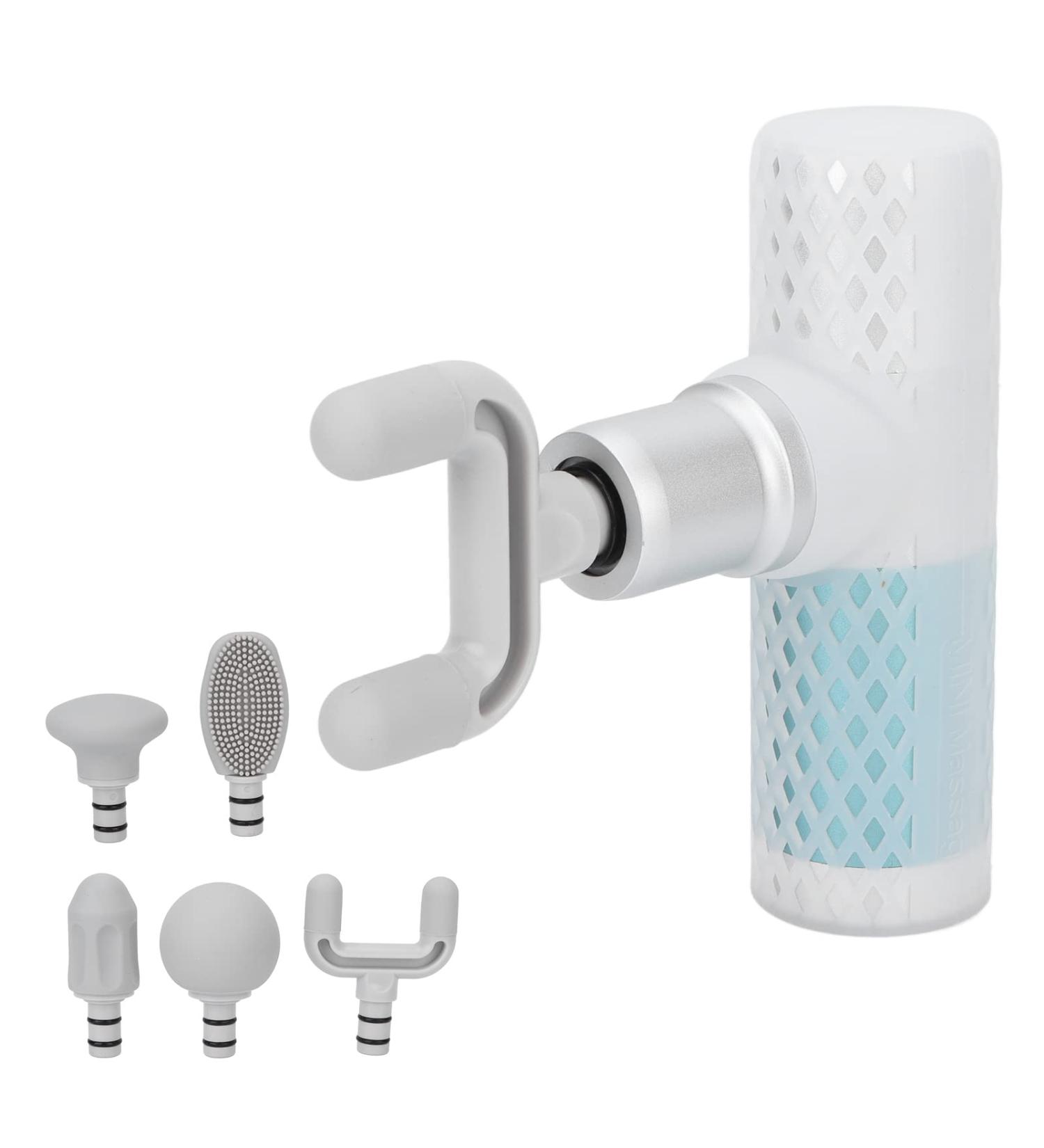 Portable Deep Tissue Massage Gun - Adjustable Speed Pain Relief - Upgrade Percussion Muscle Massager (Transparent Green) - Buy Online on GoSupps.com