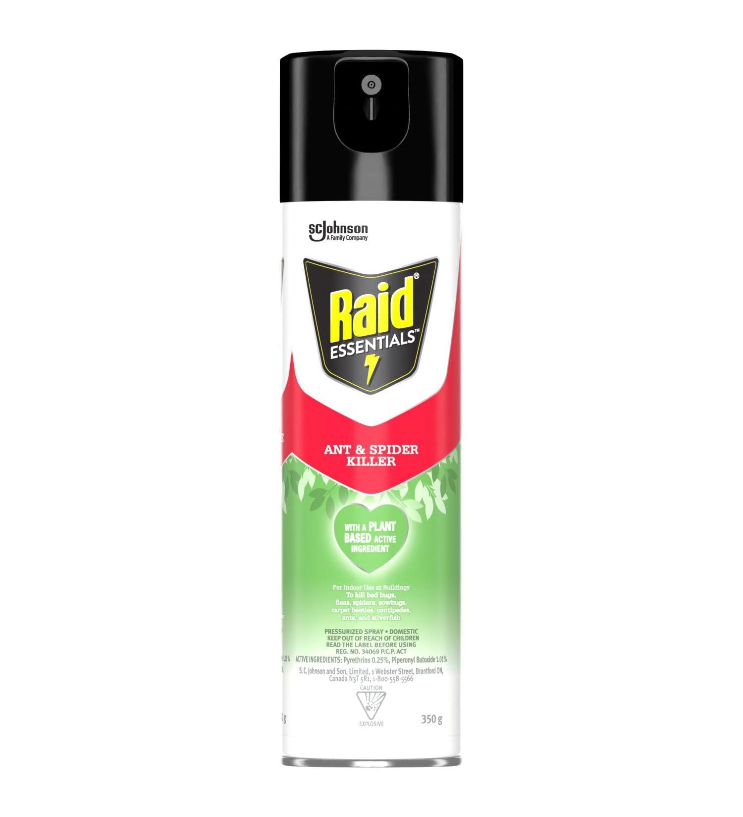 Raid Essentials Ant And Spider Killer Kills Listed Bugs On Contact 350g - Buy Online on GoSupps.com
