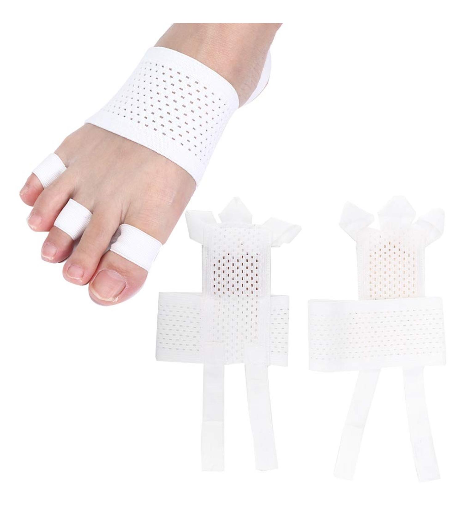 Adjustable Toe Separators for Hallux Valgus & Bunion Correction - Breathable Straightener for Foot Care - Buy Online on GoSupps.com
