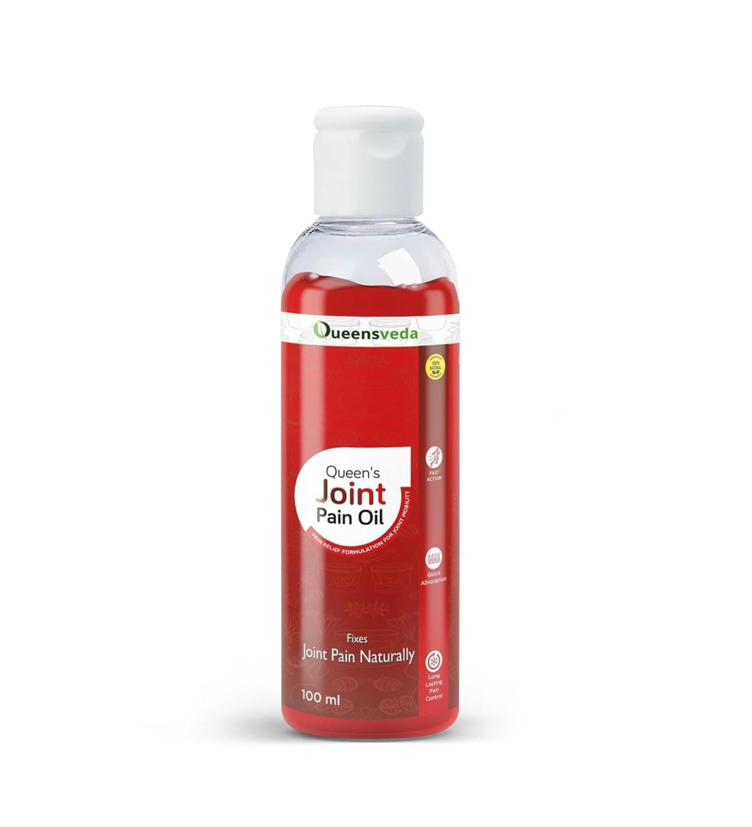 Buy Ayurvedic Pain Oil - Effective Natural Joint Pain Relief | 100 ML - Buy Online on GoSupps.com