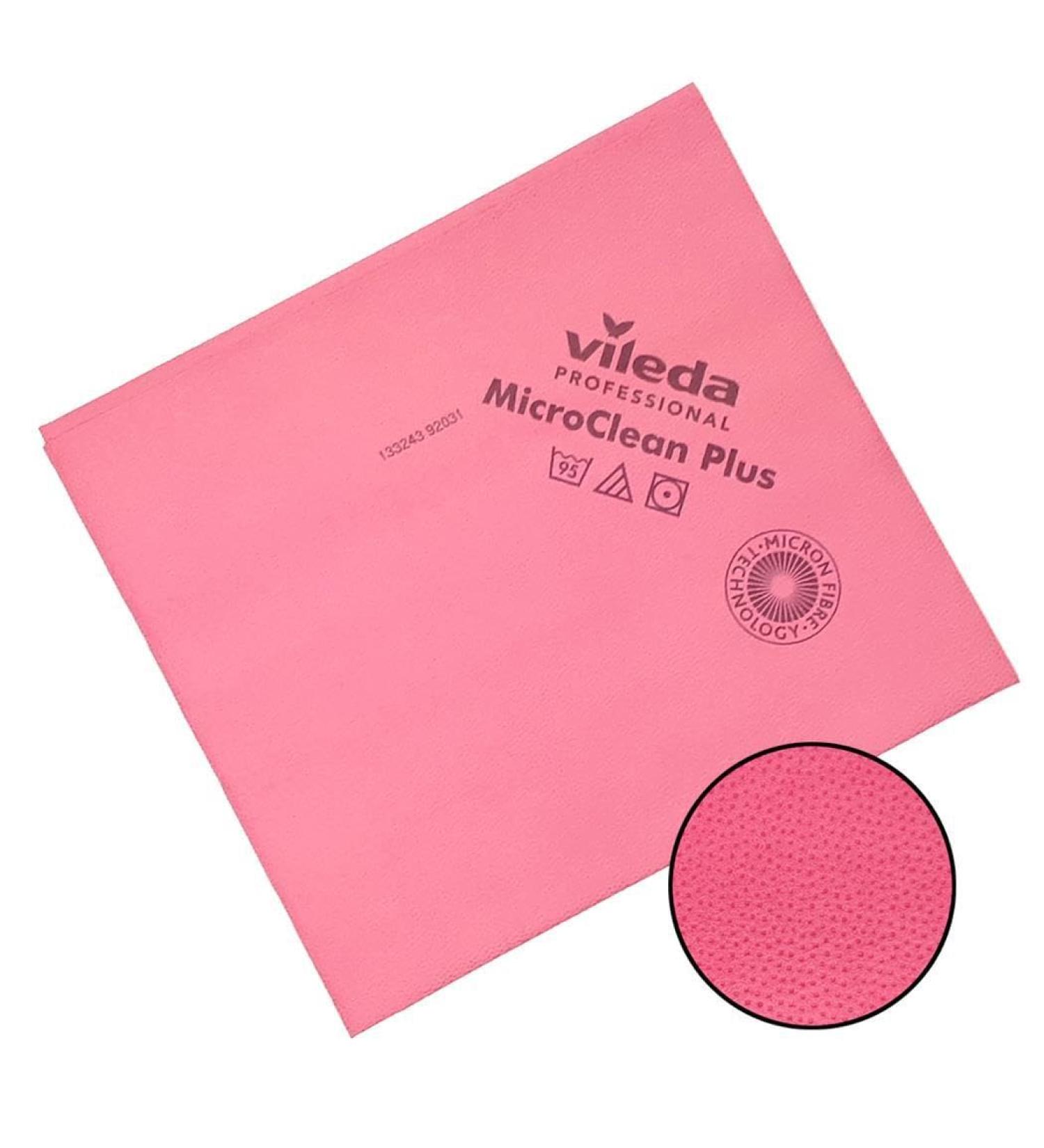 Vileda MicroClean Plus Red Pack of 5