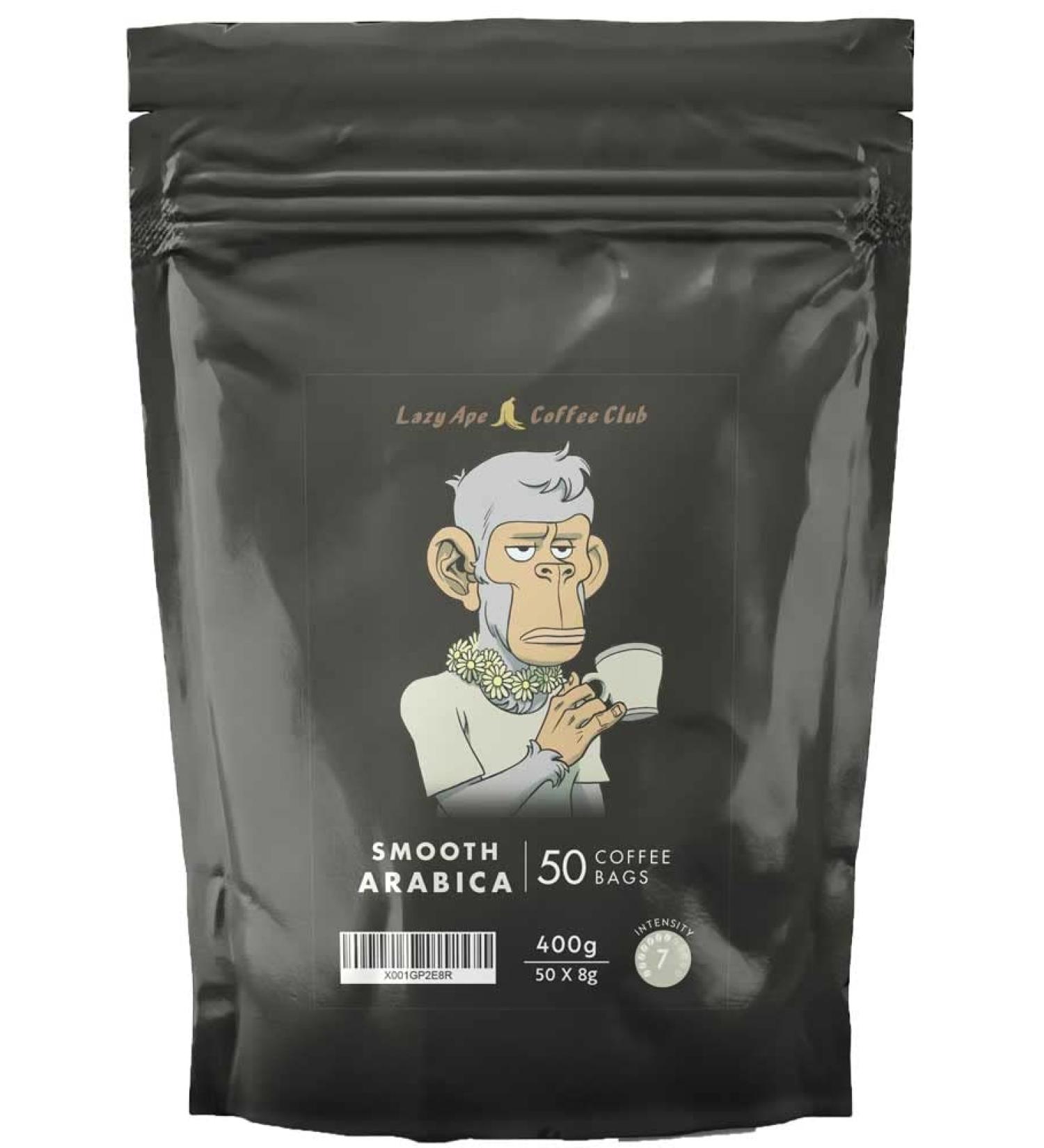 Lazy Ape Coffee Club Smooth Arabica Coffee Bags - 50 Count Pack - Buy Online on GoSupps.com