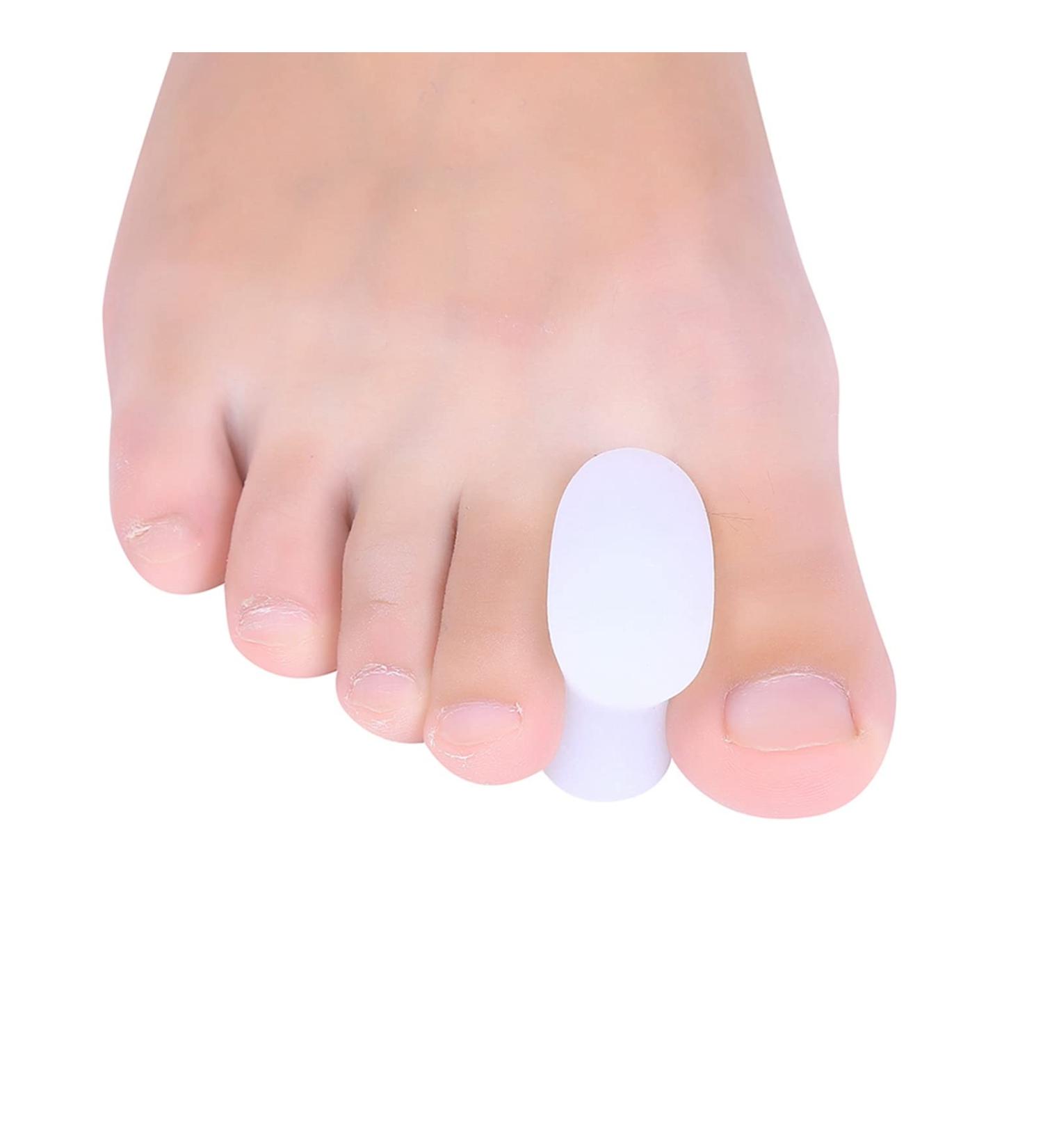 Silicone Toe Separators for Women - 1 Pair | Hammer Toe Corrector & Protector for Alignment & Pain Relief - Buy Online on GoSupps.com
