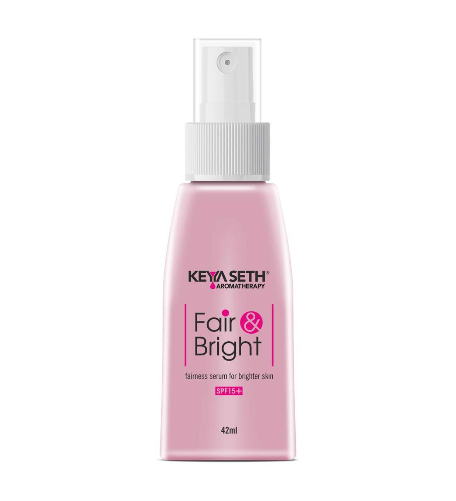 Keya Seth Aromatherapy Fair & Bright Fairness Serum - Achieve Brighter Skin with SPF 15+ | 50ml - International Shipping Available - Buy Online on GoSupps.com