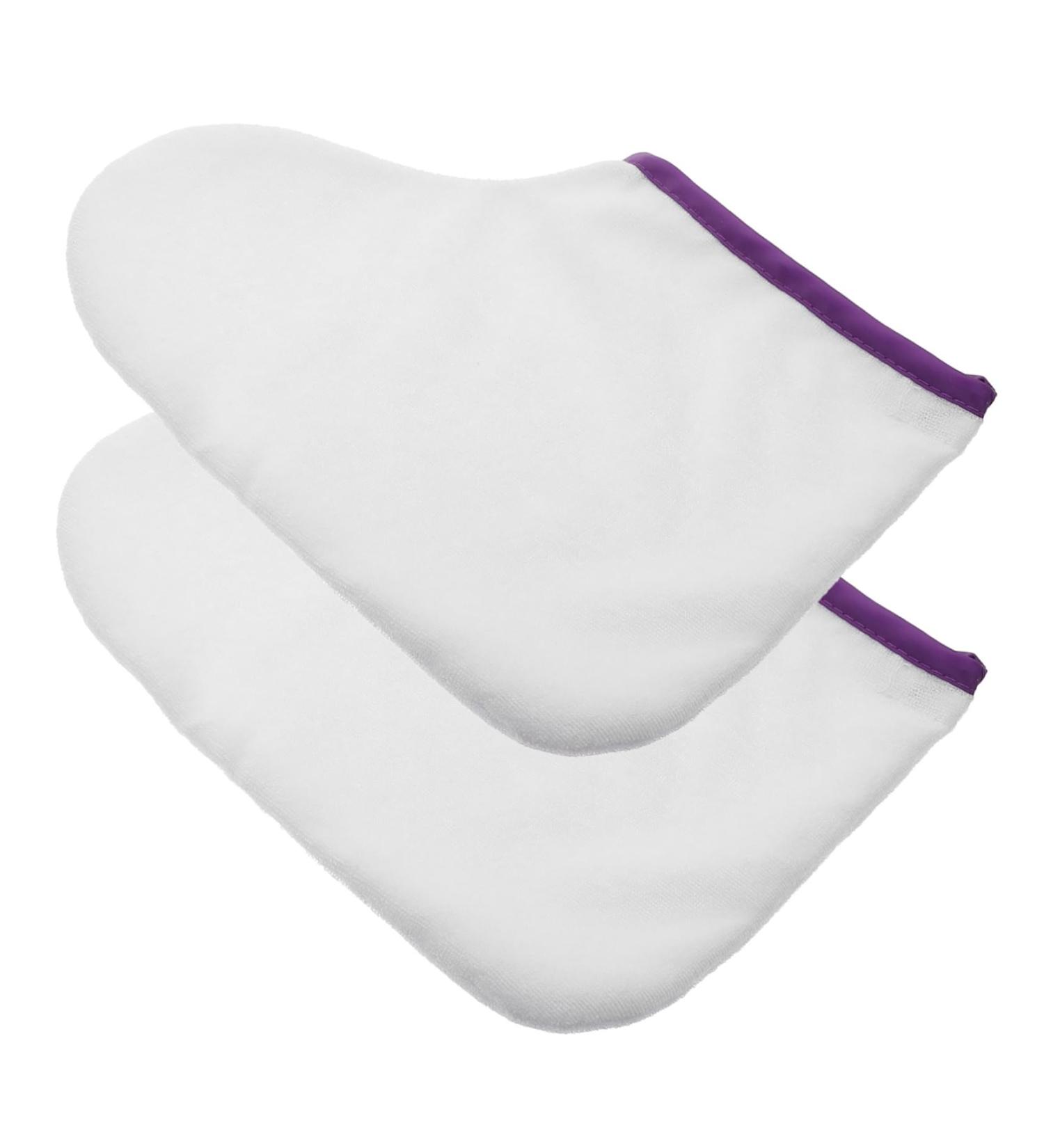 Housoutil 1pair Waxed Feet Fake Hair Edges Paraffin Wax Feet Booties Paraffin Wax Foot Cover Wax Warming Foot Cover Paraffin Wax Foot Warming Cover Gloves White Piguet Dedicated Polyester - Buy Online on GoSupps.com
