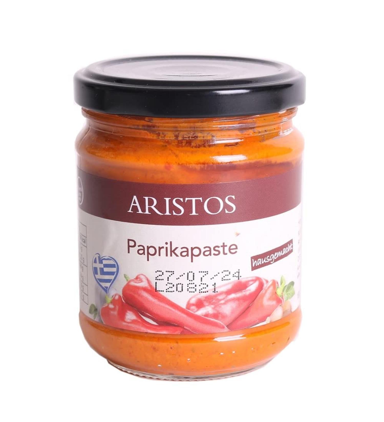 IDIOTROPA Natural bread spread pepper and pointed pepper with chili also for goulash 180 g ARISTOS bell pepper Chilli Bell pepper Chilli