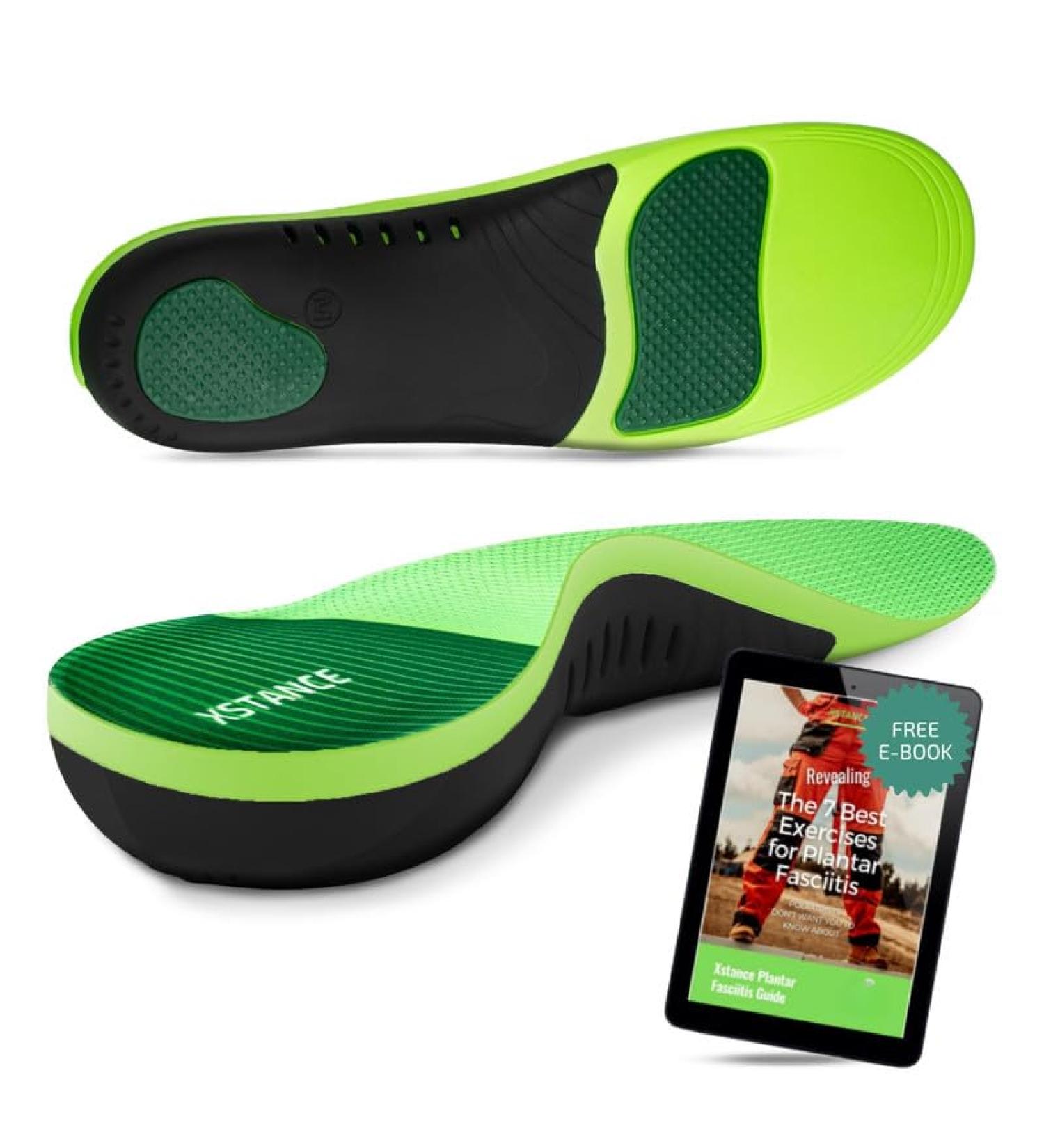 Insoles for Shoes & Work Boots | Arch Support & Plantar Fasciitis Relief | Orthotic Inserts for Men & Women | Anti-Fatigue | Comfort for 200+ lbs - Buy Online on GoSupps.com