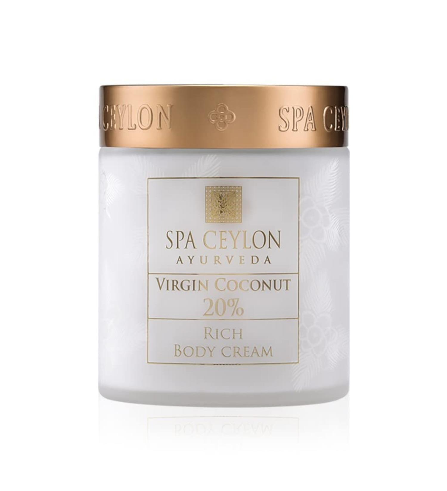Buy SPA CEYLON Virgin Coconut 20% - Rich Body Cream | Premium Moisturizer for All Skin Types | International Shipping Available - Buy Online on GoSupps.com