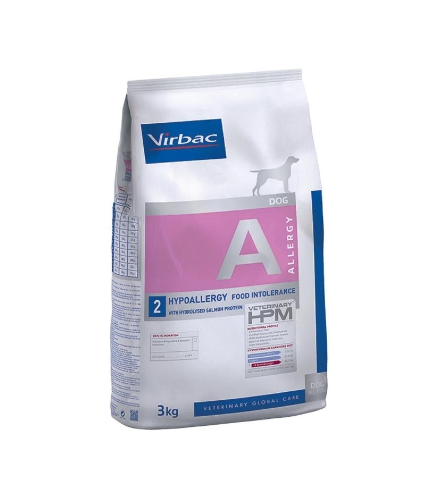 VIRBAC HPM Canine Allergy Hypoallergenic A2 3 kg