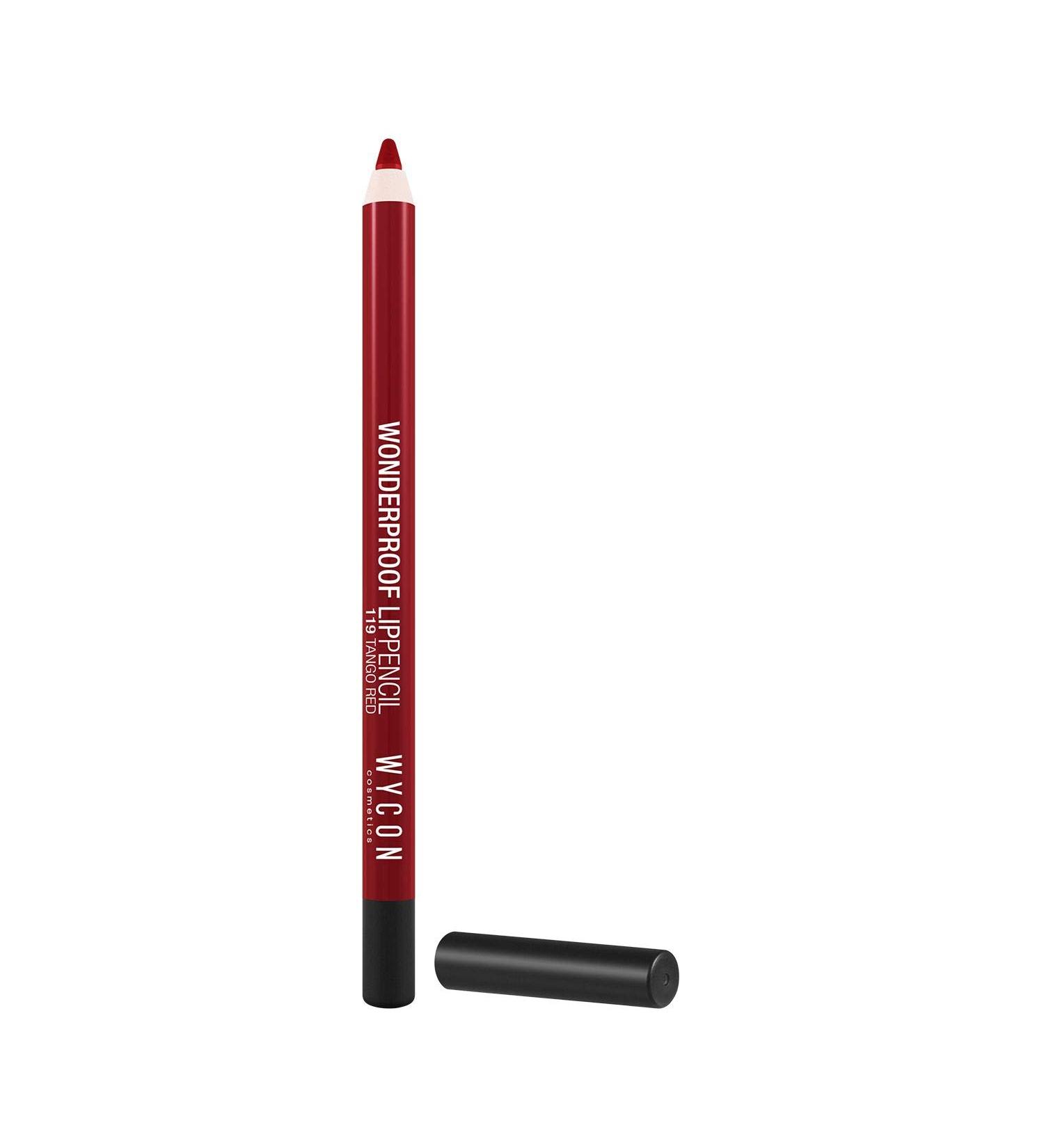 Wycon Cosmetics Wonderproof Lip Pencil - Waterproof Hyperpigmented Flawless Color - 119 Tango Red - Buy Online on GoSupps.com