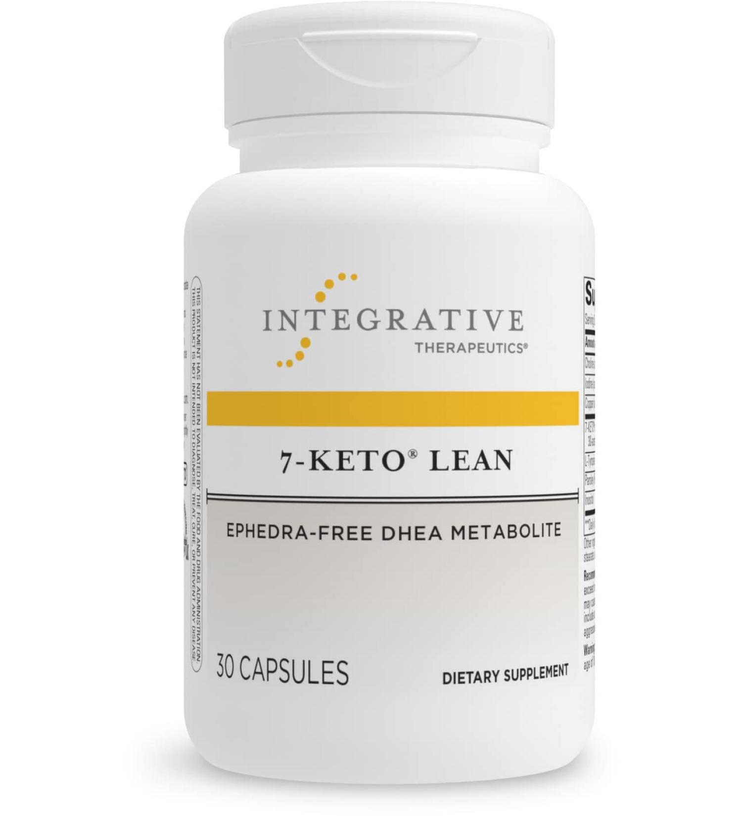 Integrative Therapeutics 7-Keto Lean - DHEA Metabolite for Metabolism and Thyroid Support - 30 Capsules - Buy Online on GoSupps.com